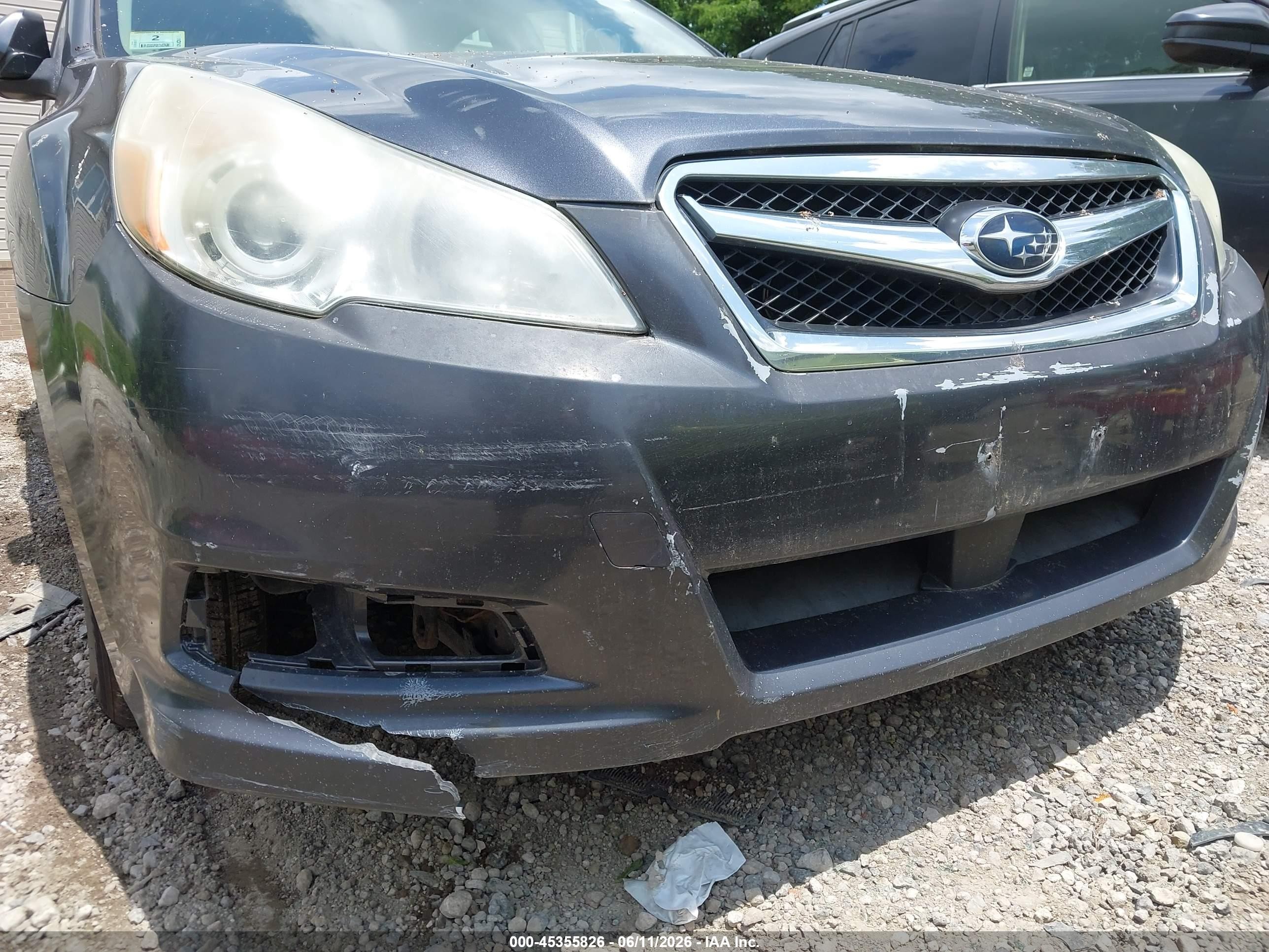 2012 Subaru Legacy 2.5i Premium Gray vin: 4S3BMBC67C3005188
