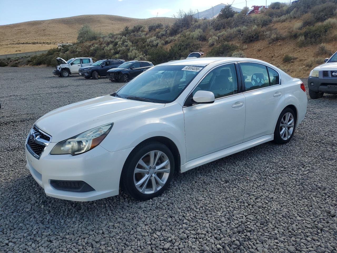 2013 Subaru Legacy 2.5i Premium White vin: 4S3BMBC67D3020355