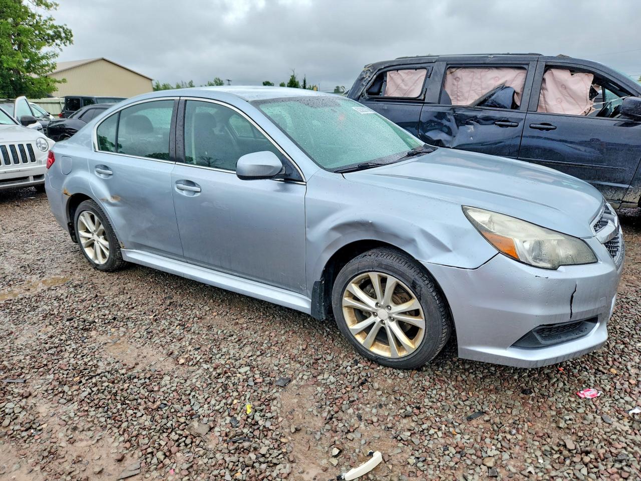 2013 Subaru Legacy 2.5i Premium Silver vin: 4S3BMBC67D3041450