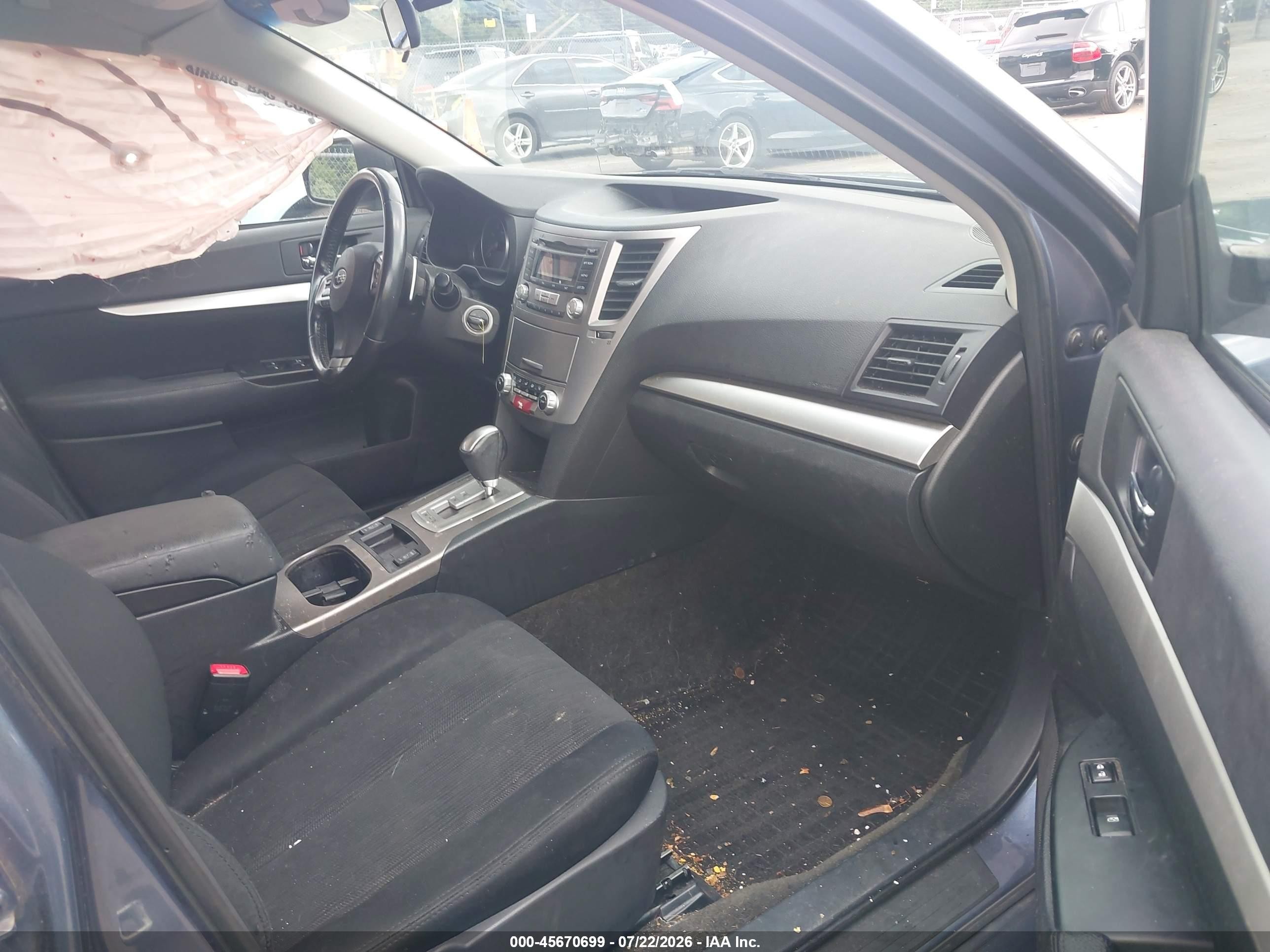 2013 Subaru Legacy 2.5i Premium Blue vin: 4S3BMBC67D3043053