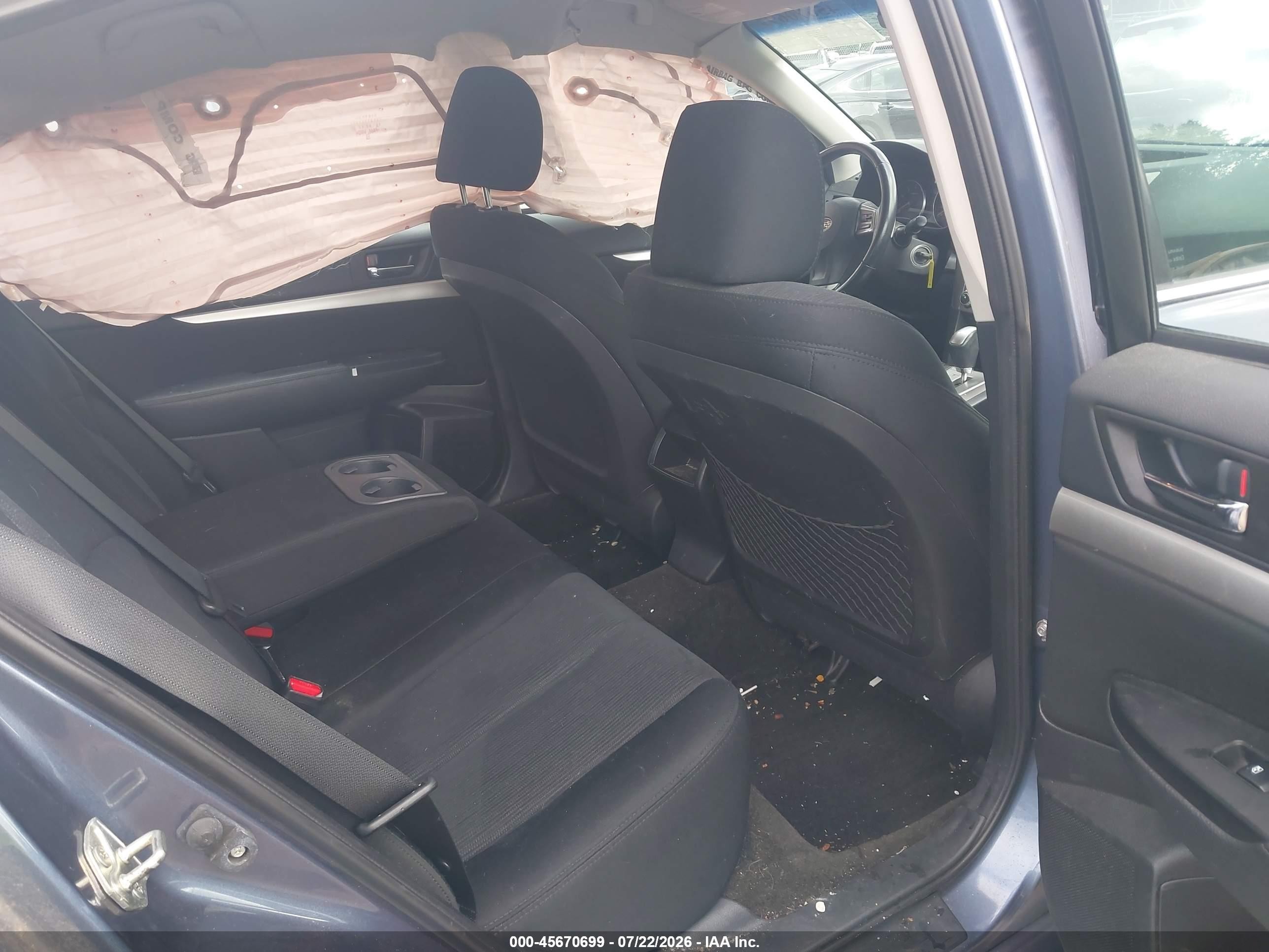 2013 Subaru Legacy 2.5i Premium Blue vin: 4S3BMBC67D3043053