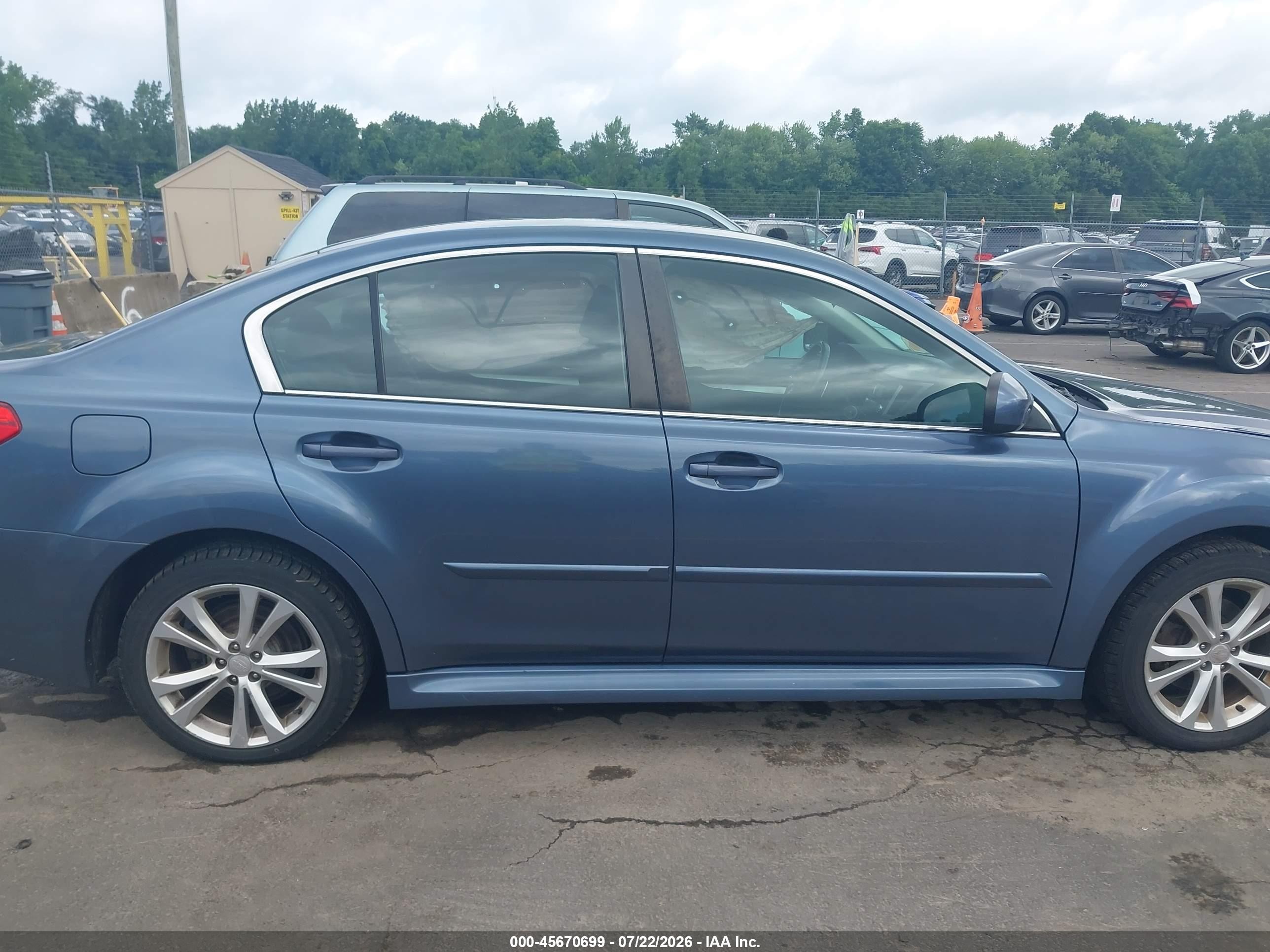 2013 Subaru Legacy 2.5i Premium Blue vin: 4S3BMBC67D3043053