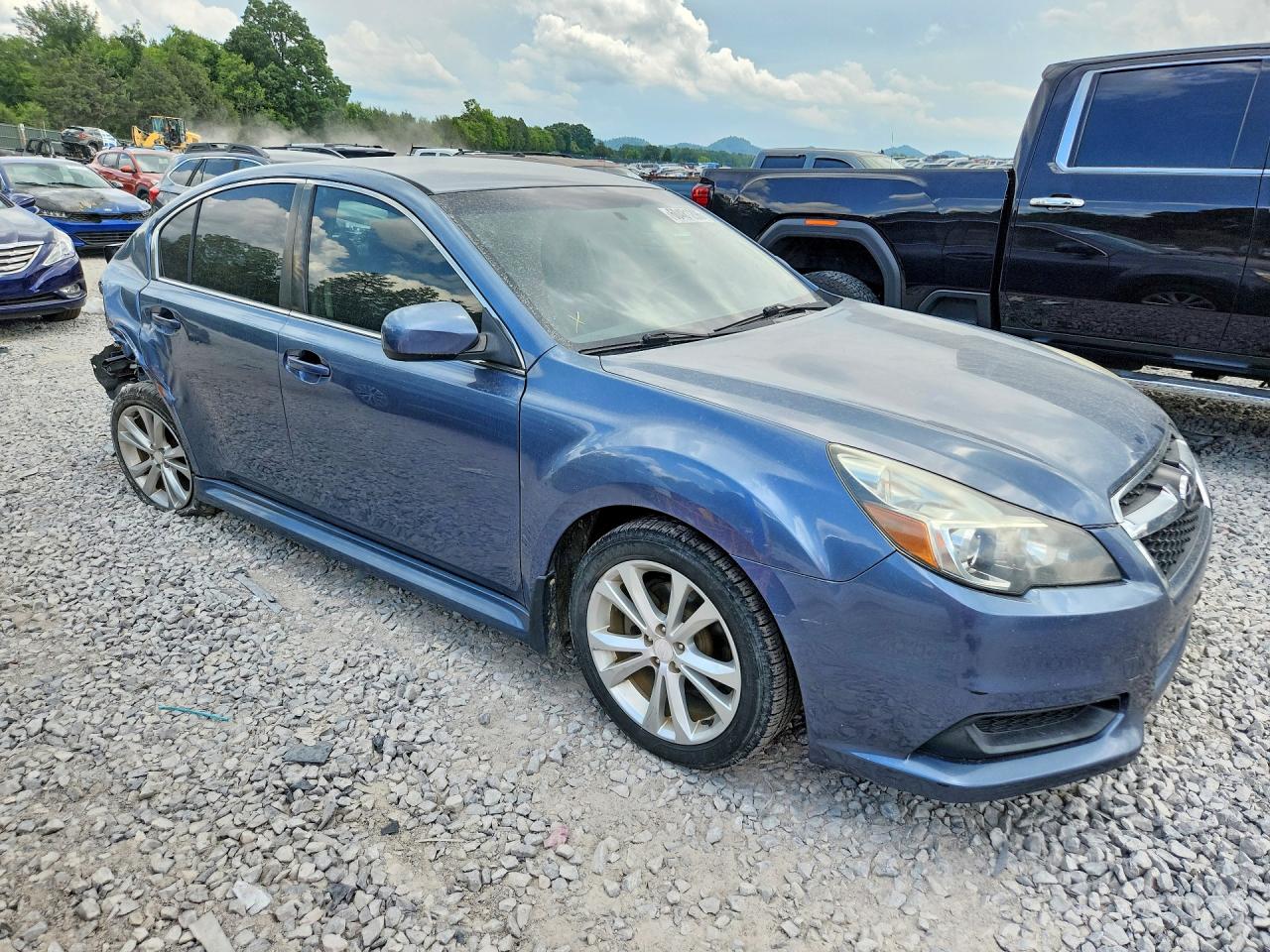 2014 Subaru Legacy 2.5i Premium Blue vin: 4S3BMBC67E3012659