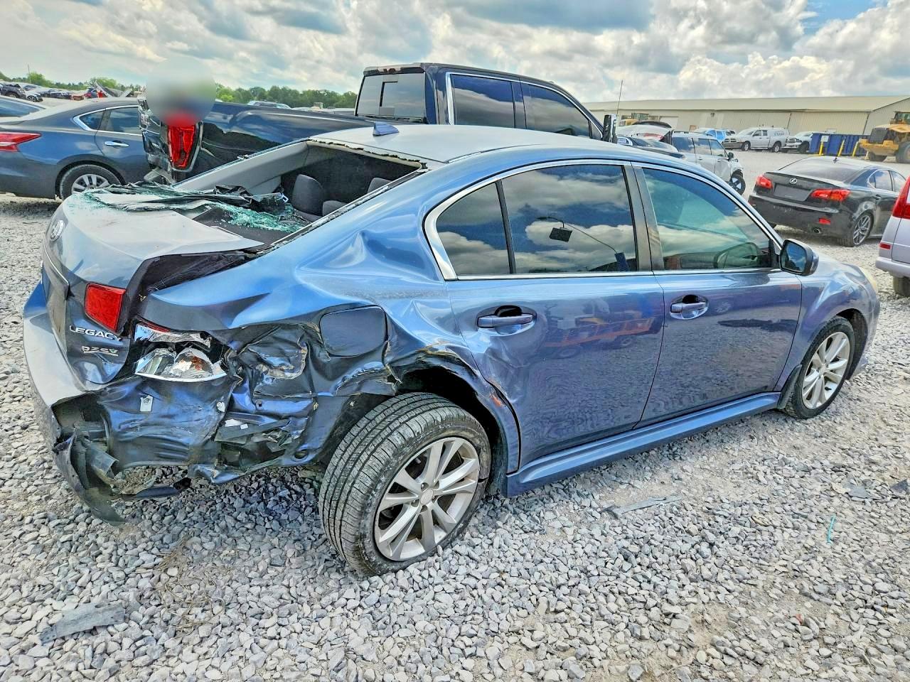 2014 Subaru Legacy 2.5i Premium Blue vin: 4S3BMBC67E3012659