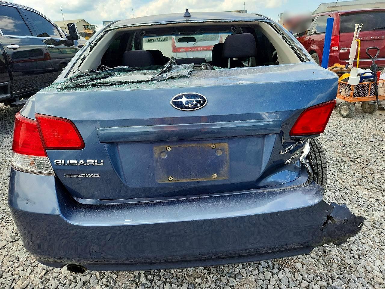 2014 Subaru Legacy 2.5i Premium Blue vin: 4S3BMBC67E3012659
