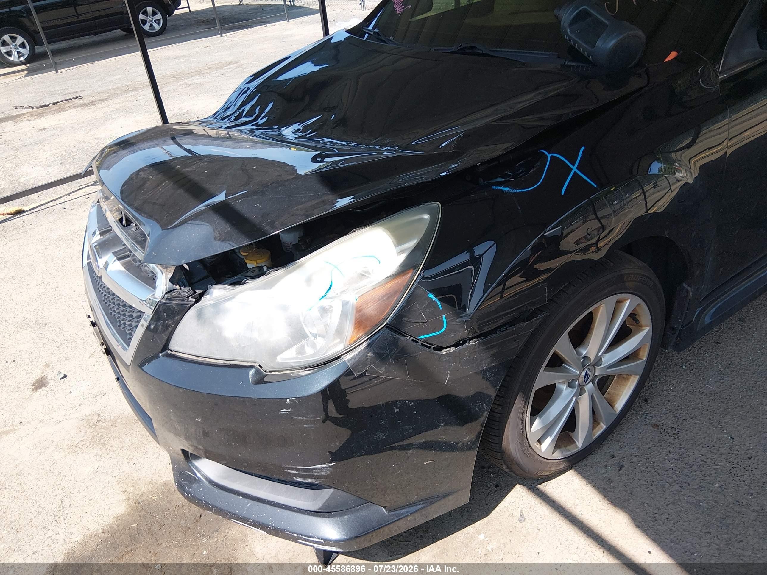 2014 Subaru Legacy 2.5i Premium Black vin: 4S3BMBC67E3022186