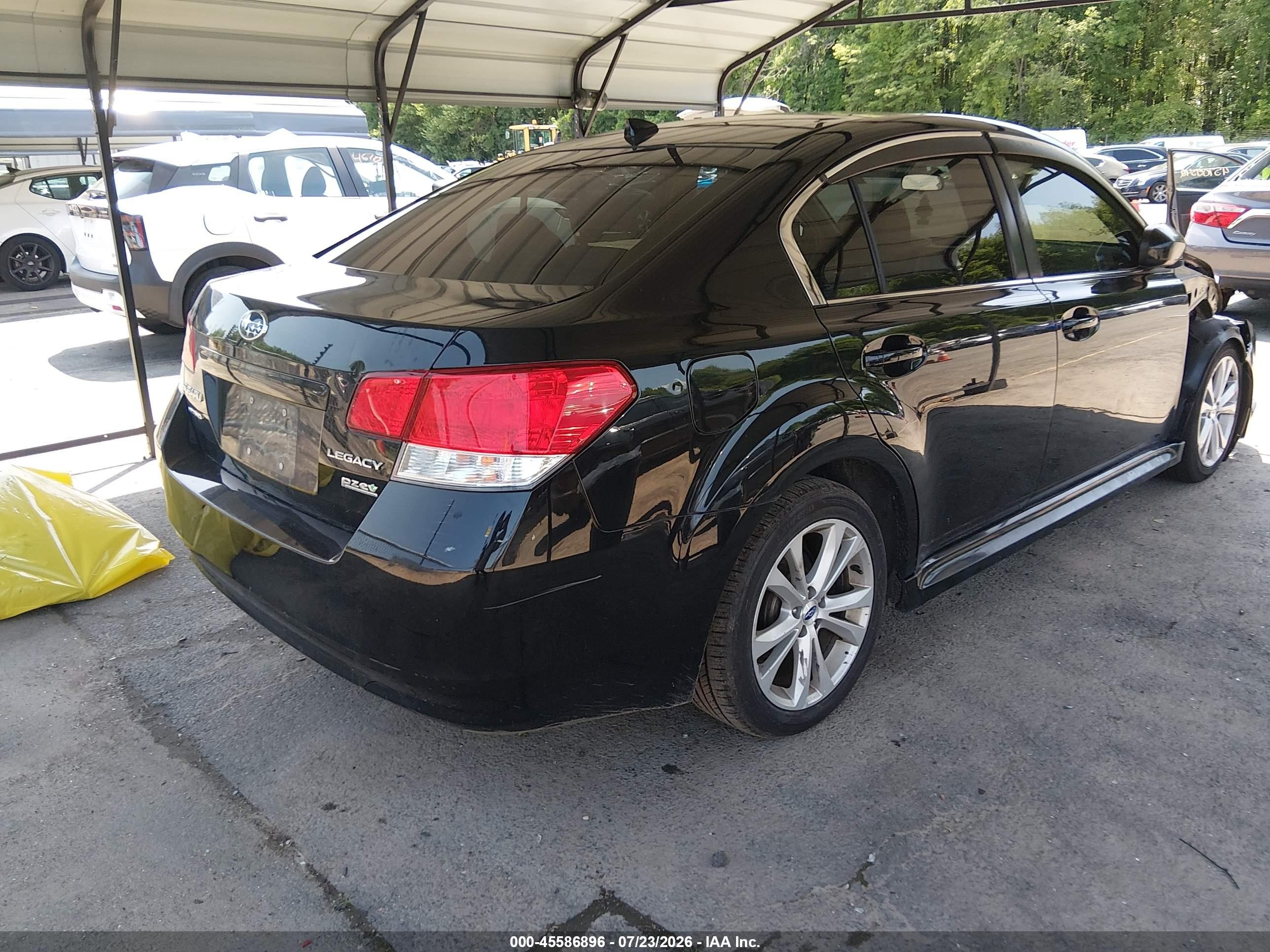2014 Subaru Legacy 2.5i Premium Black vin: 4S3BMBC67E3022186