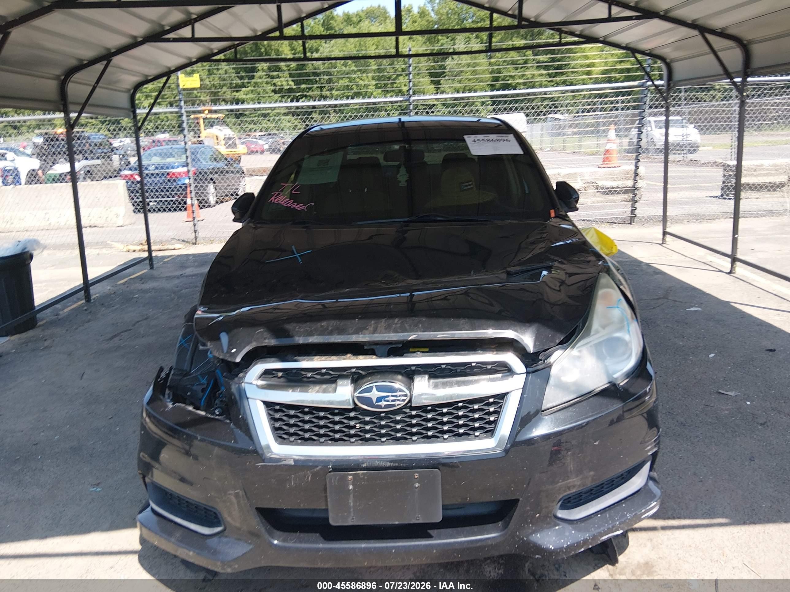 2014 Subaru Legacy 2.5i Premium Black vin: 4S3BMBC67E3022186