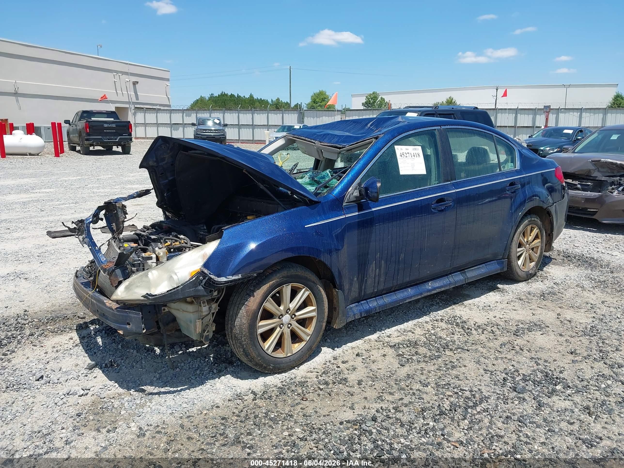 2011 Subaru Legacy 2.5i Premium Dark Blue vin: 4S3BMBC68B3210615