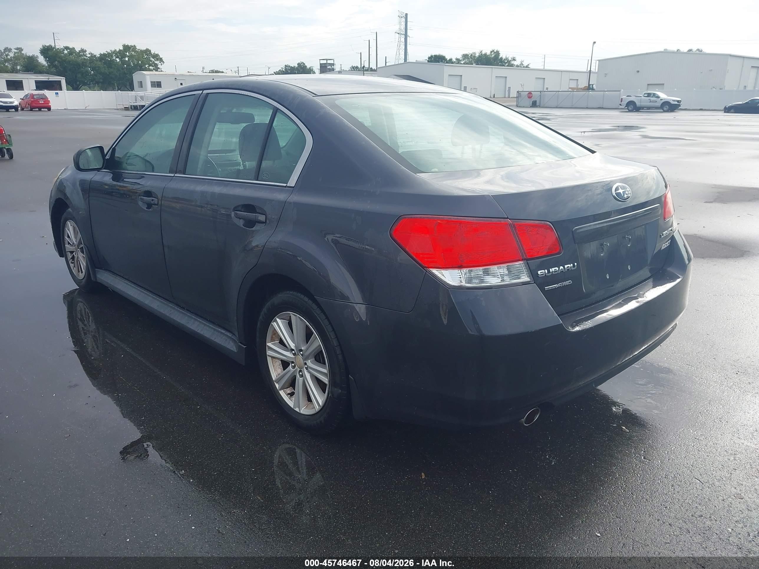 2011 Subaru Legacy 2.5i Prem Awp Gray vin: 4S3BMBC68B3223414