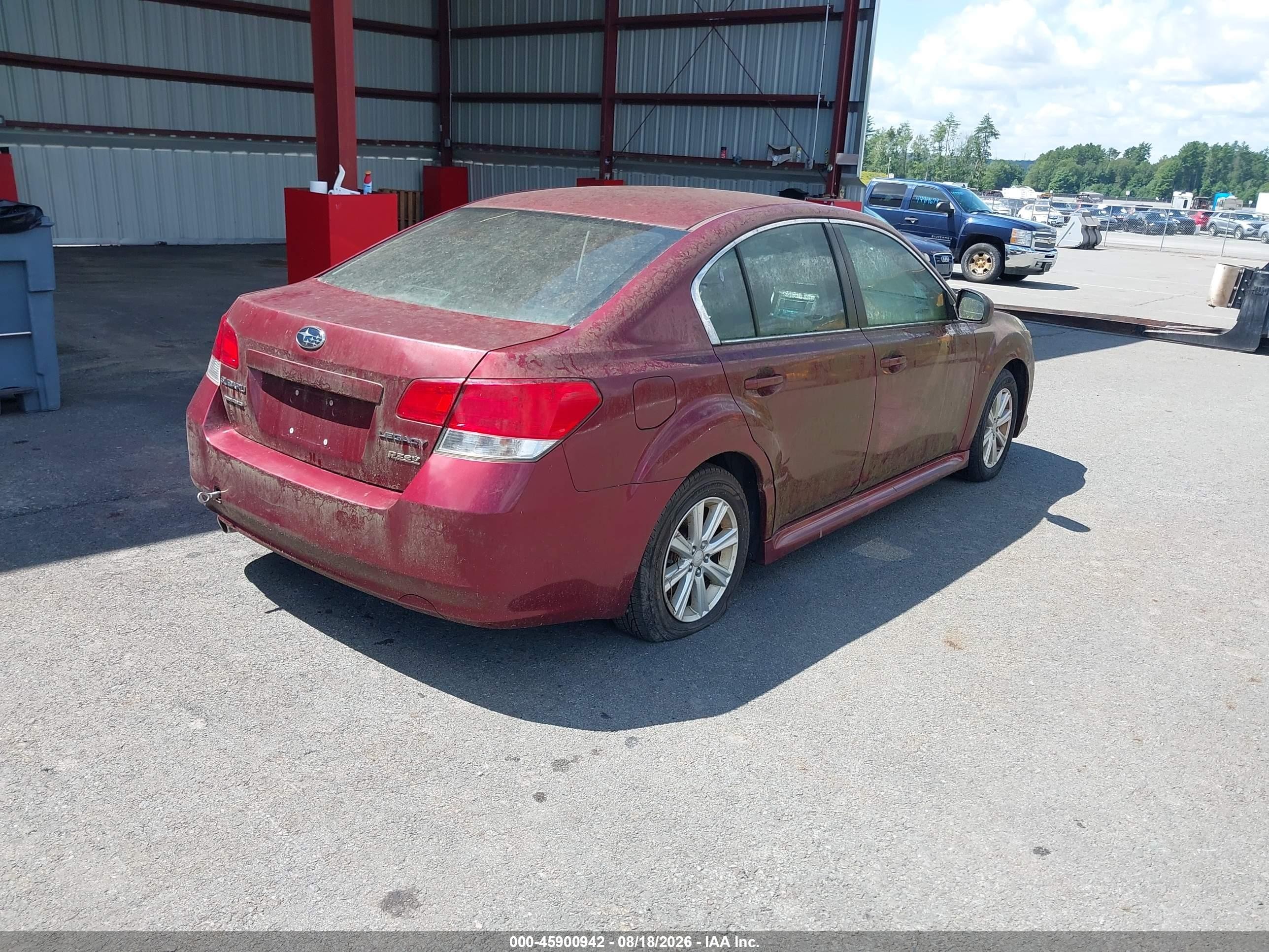 2012 Subaru Legacy 2.5i Premium Red vin: 4S3BMBC68C3004129