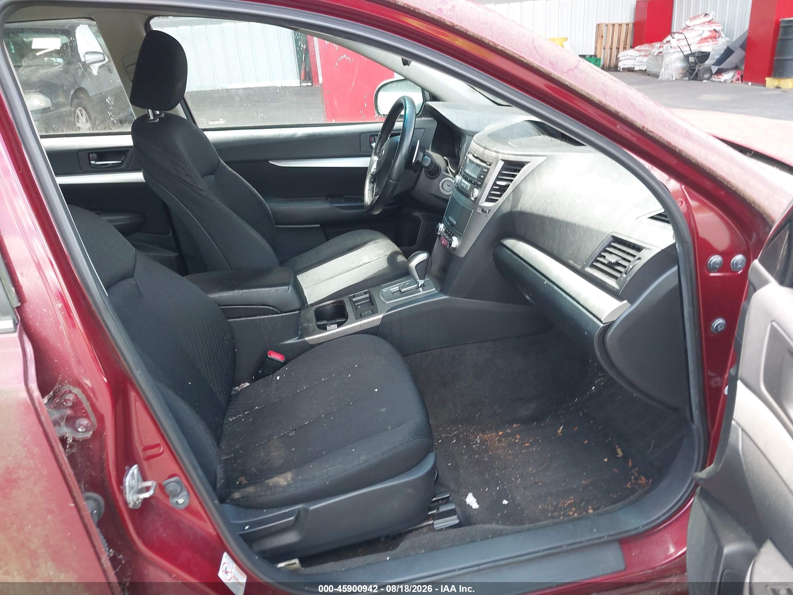 2012 Subaru Legacy 2.5i Premium Red vin: 4S3BMBC68C3004129
