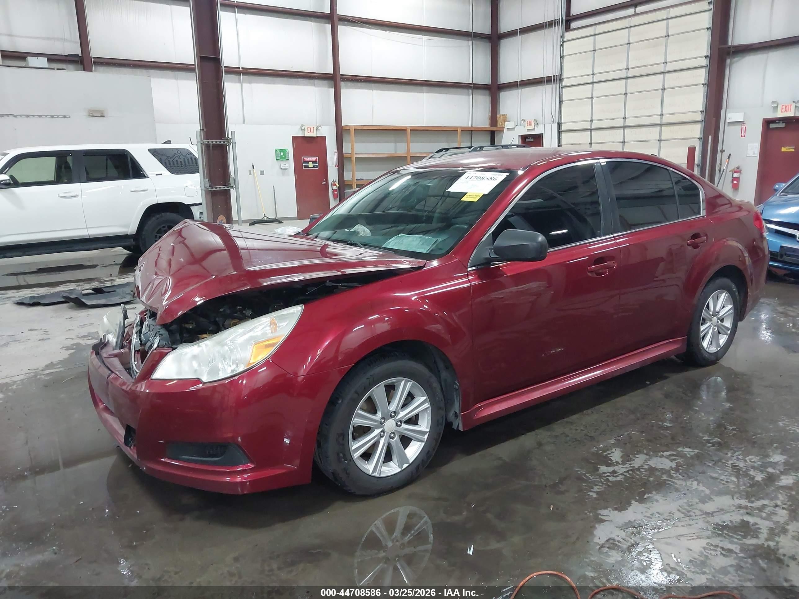 2012 Subaru Legacy 2.5i Premium Red vin: 4S3BMBC68C3029788