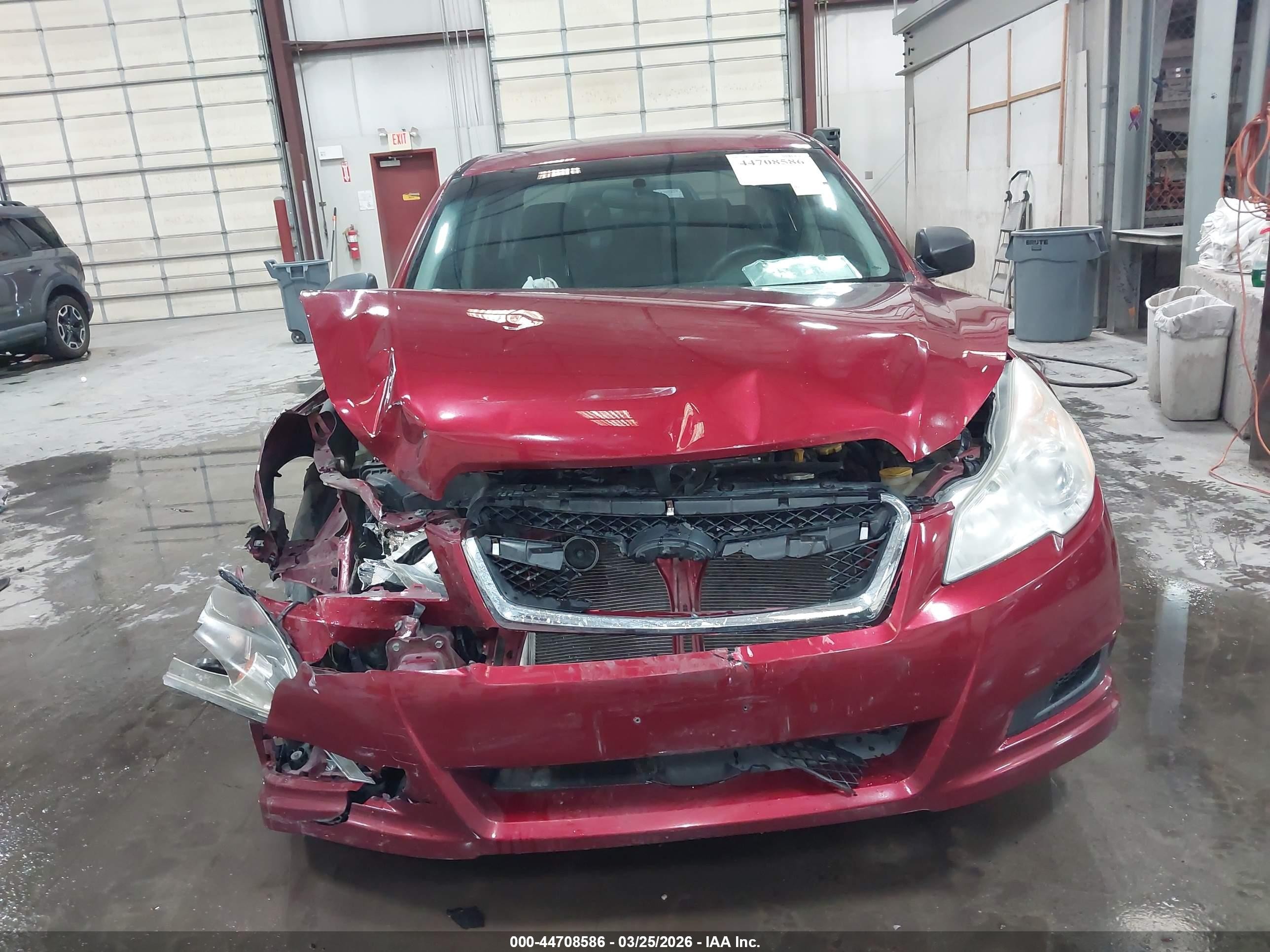 2012 Subaru Legacy 2.5i Premium Red vin: 4S3BMBC68C3029788