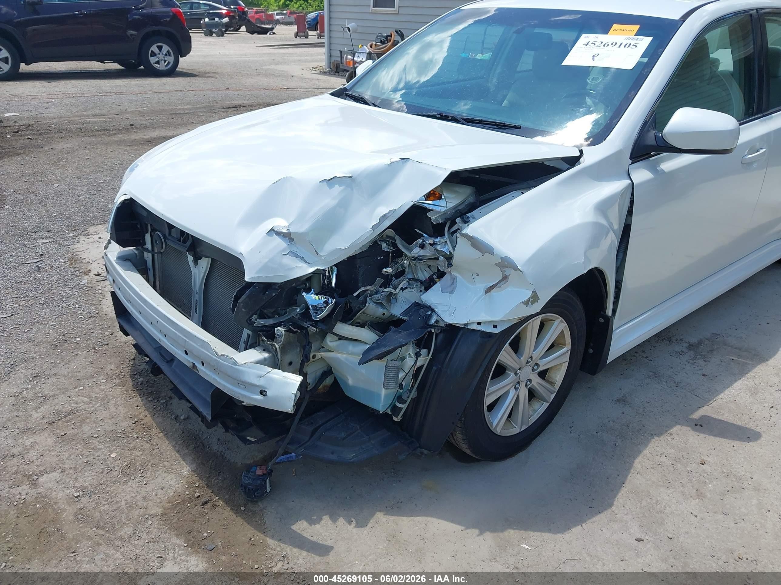 2012 Subaru Legacy 2.5i Premium White vin: 4S3BMBC68C3031069