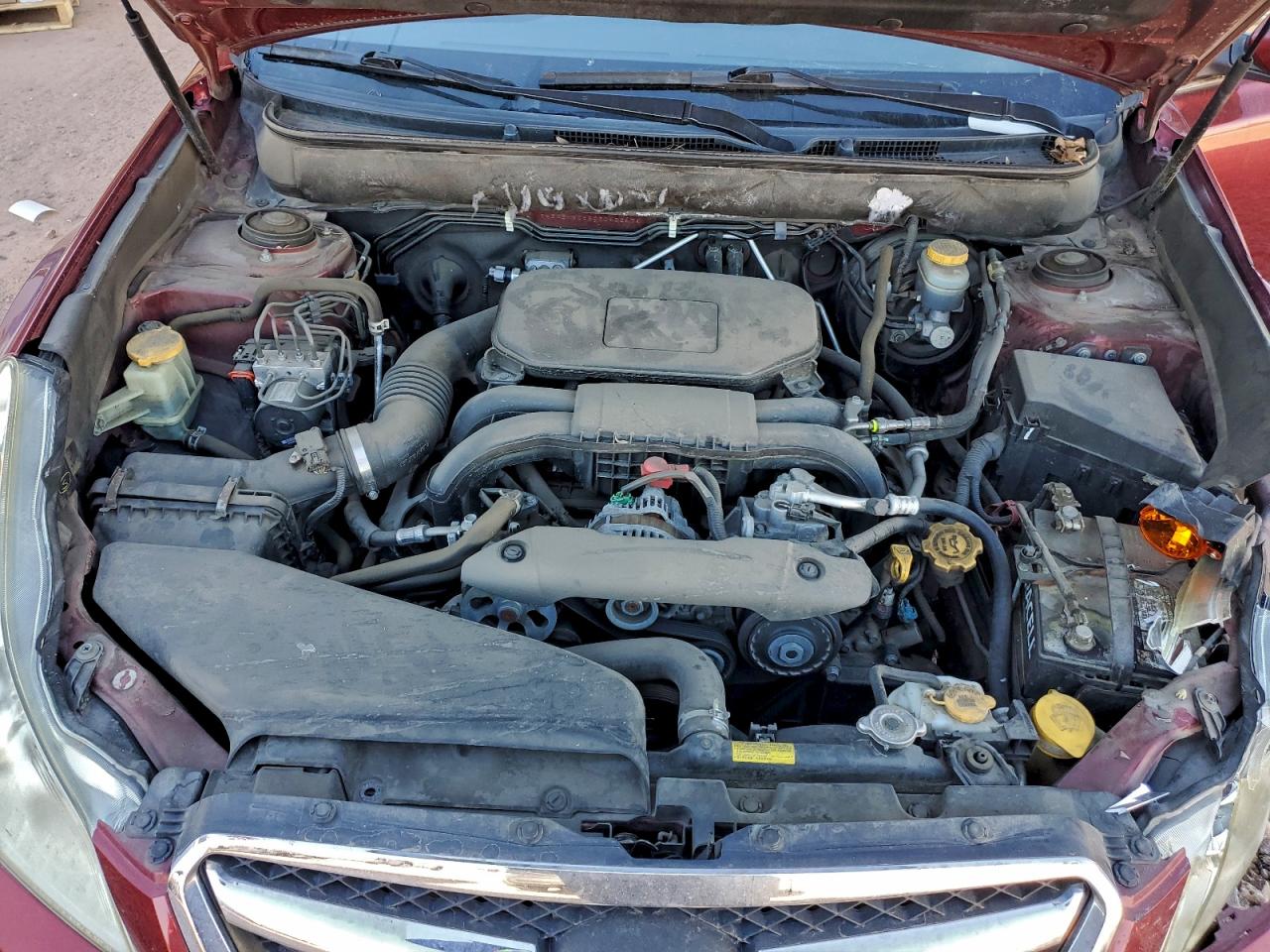 2012 Subaru Legacy 2.5i Premium Бордовый vin: 4S3BMBC68C3042847
