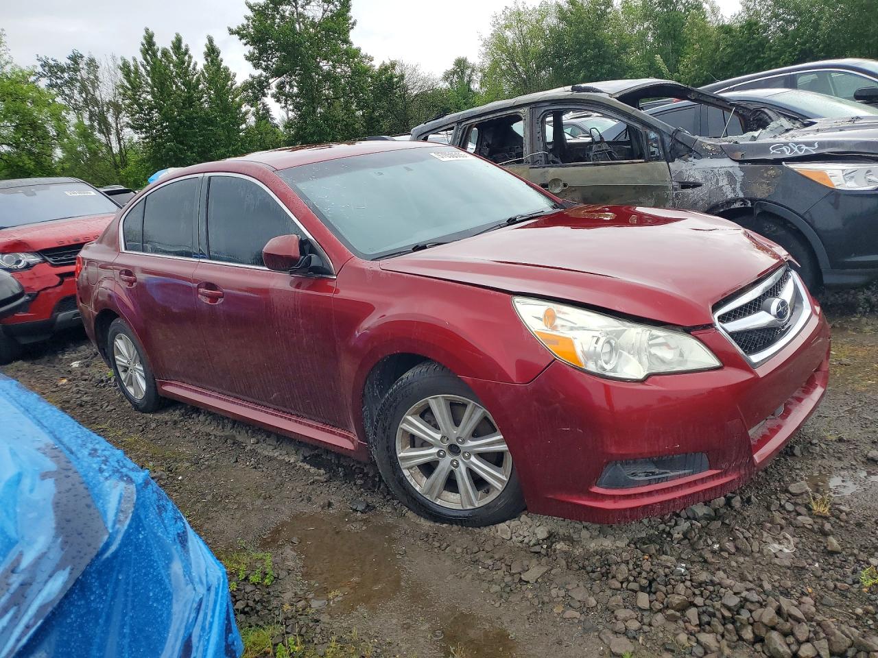 2012 Subaru Legacy 2.5i Premium Бордовый vin: 4S3BMBC68C3042847