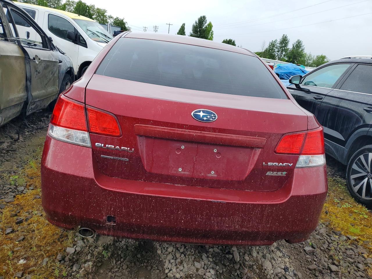2012 Subaru Legacy 2.5i Premium Бордовый vin: 4S3BMBC68C3042847