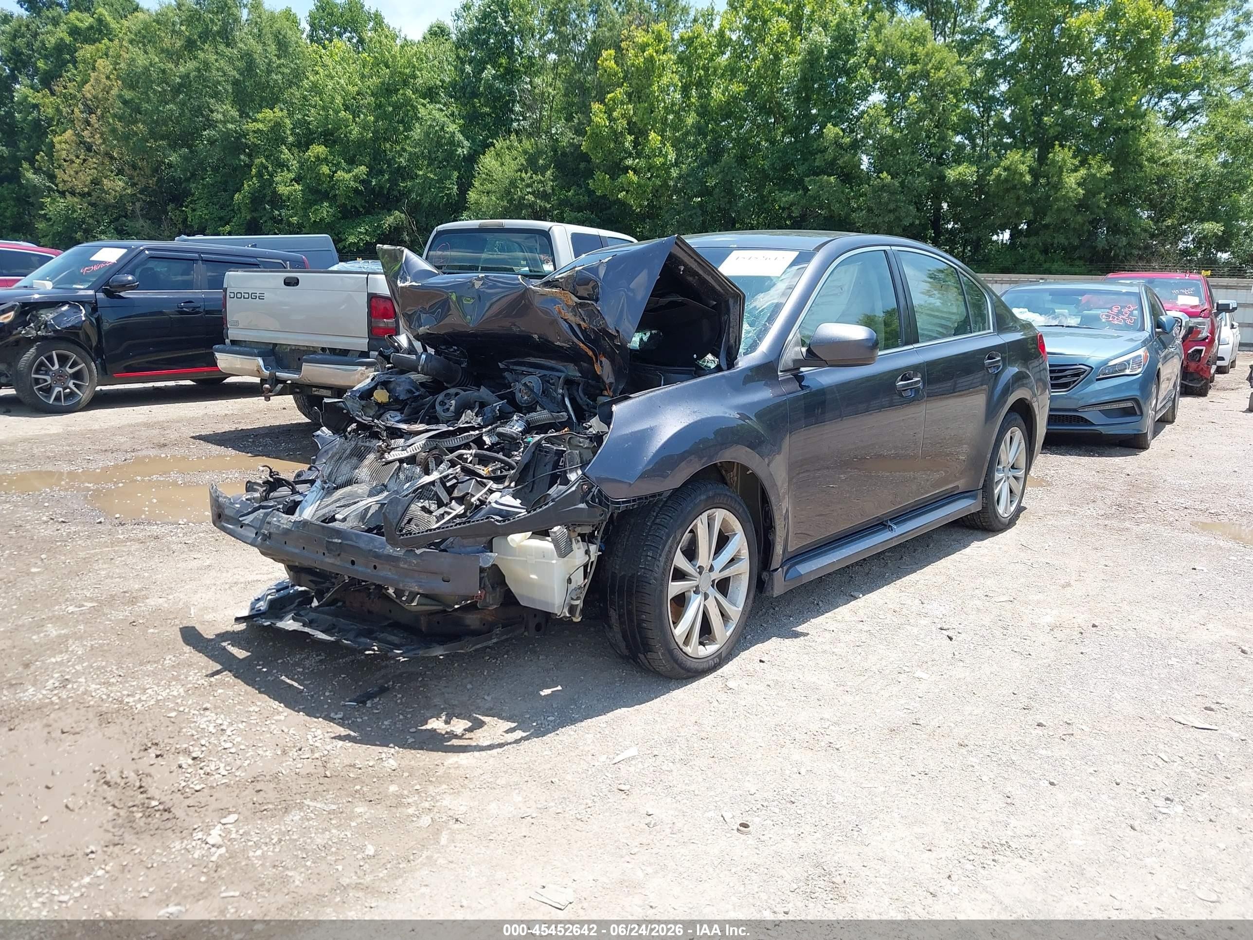 2013 Subaru Legacy 2.5i Premium Gray vin: 4S3BMBC68D3028061