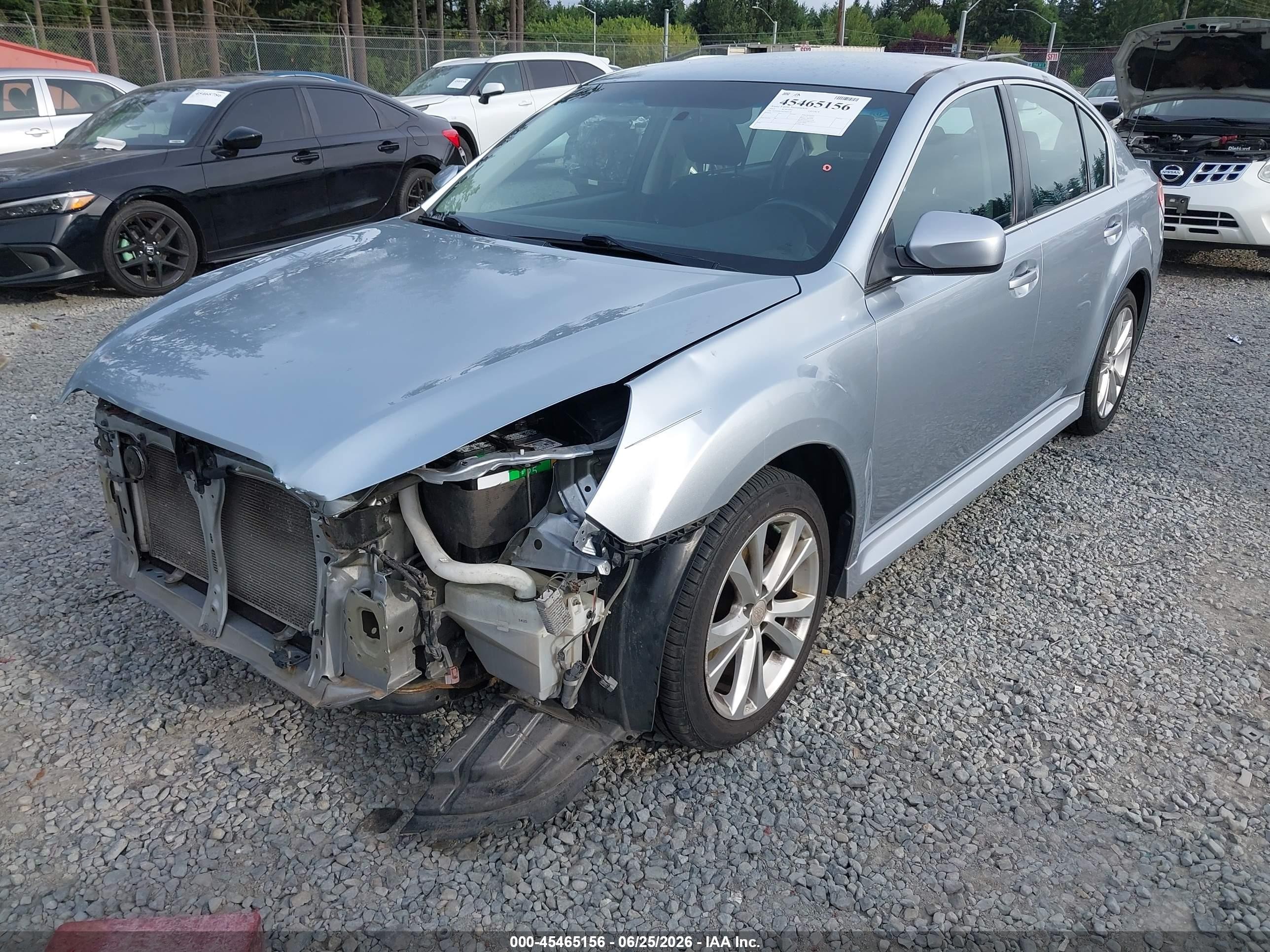 2013 Subaru Legacy 2.5i Premium Silver vin: 4S3BMBC68D3048178