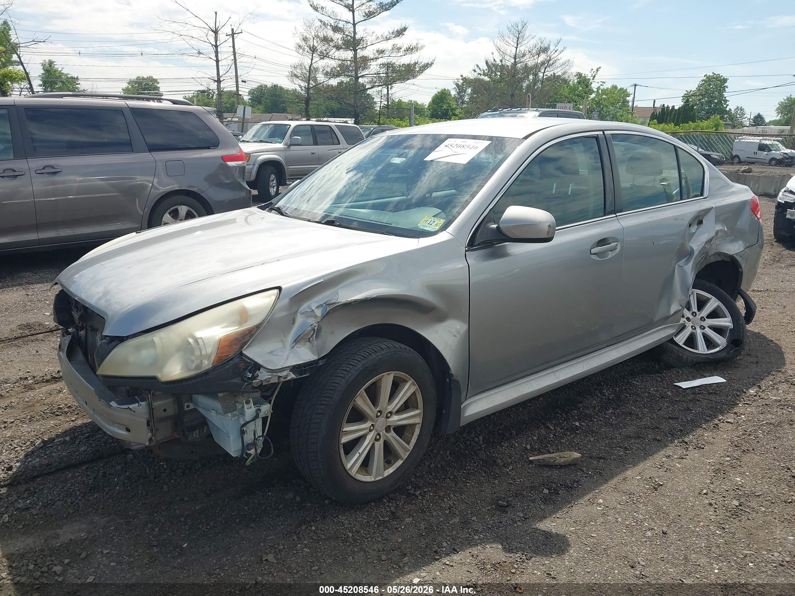 2010 Subaru Legacy 2.5i Premium Silver vin: 4S3BMBC69A3225834