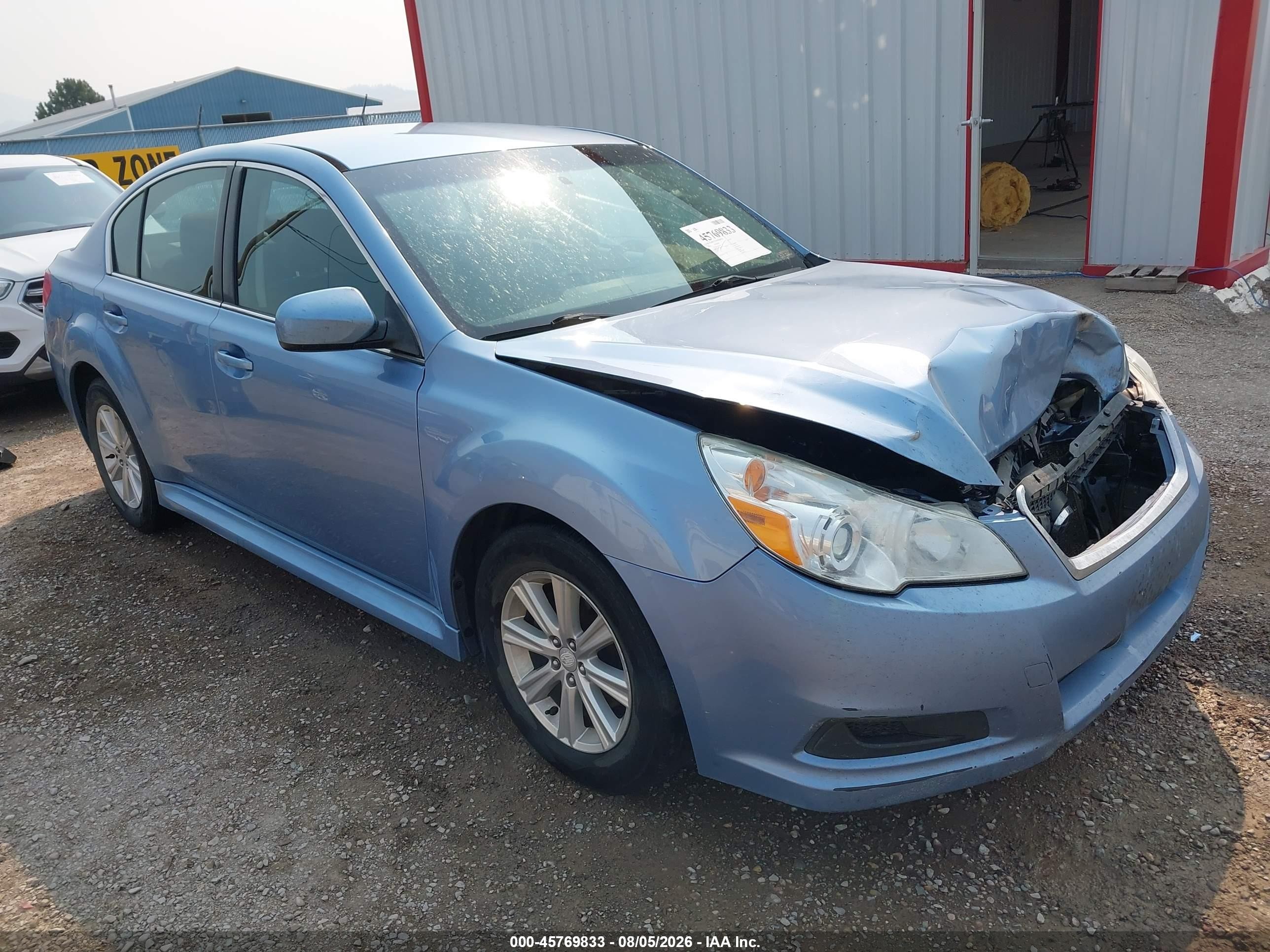 2012 Subaru Legacy 2.5i Premium Light Blue vin: 4S3BMBC69C3042985