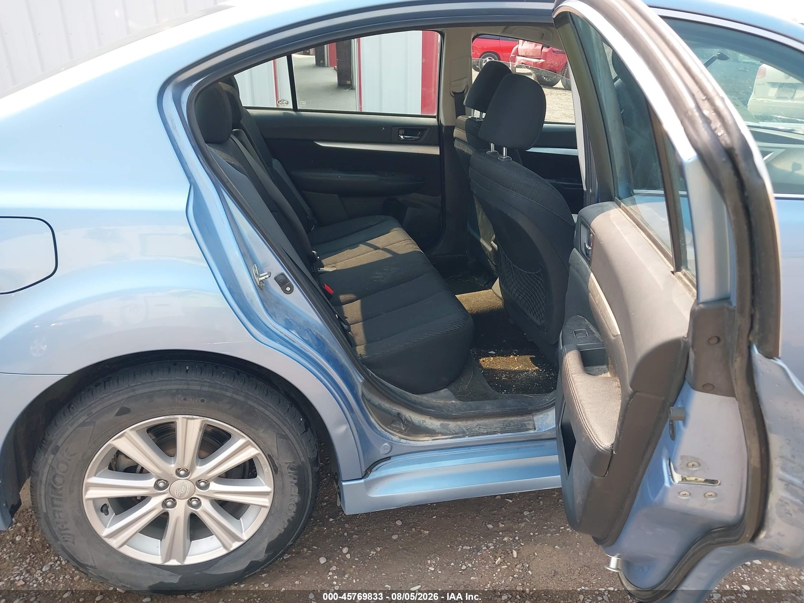 2012 Subaru Legacy 2.5i Premium Light Blue vin: 4S3BMBC69C3042985