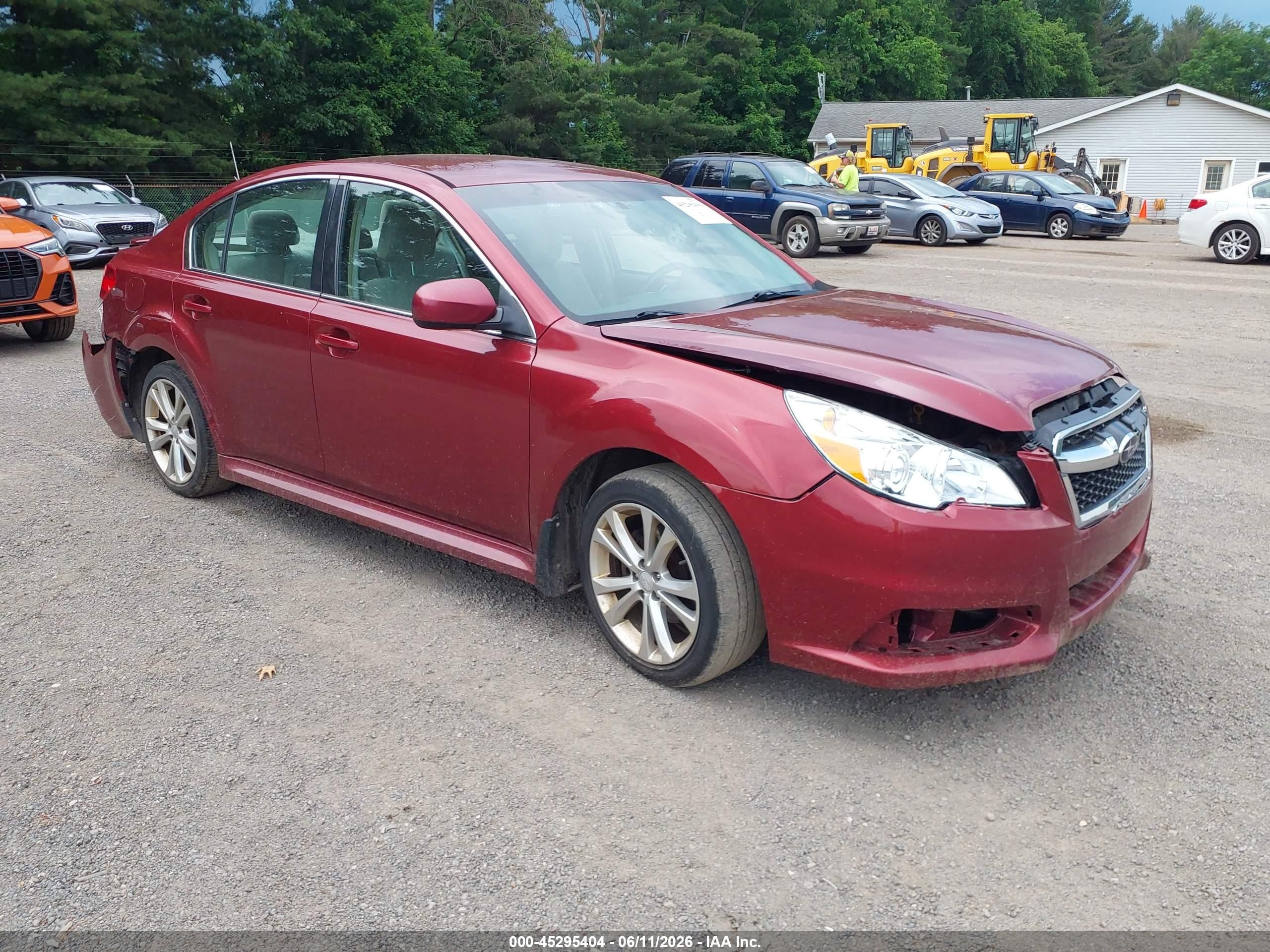 2013 Subaru Legacy 2.5i Premium Red vin: 4S3BMBC69D3014685