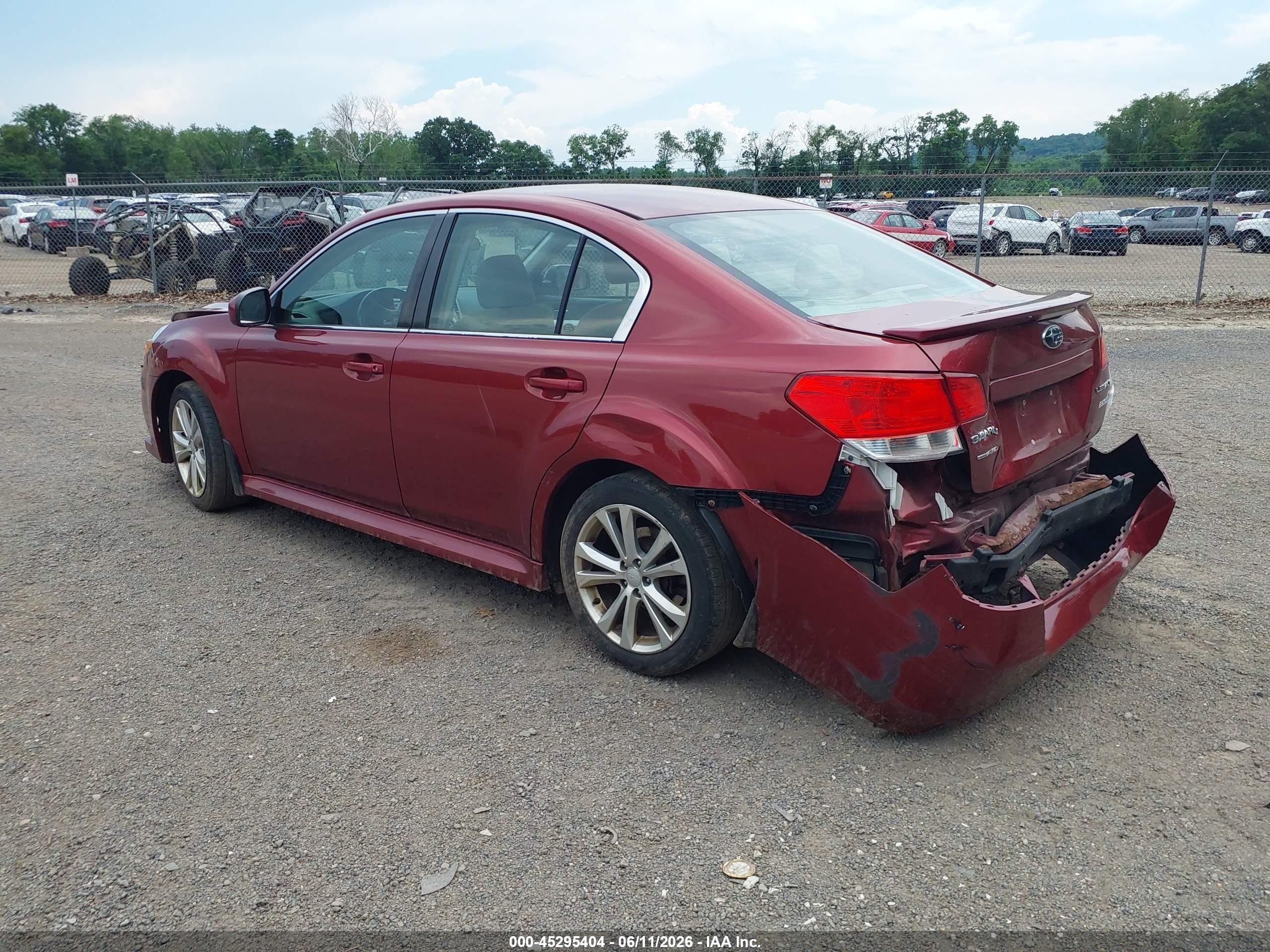 2013 Subaru Legacy 2.5i Premium Red vin: 4S3BMBC69D3014685