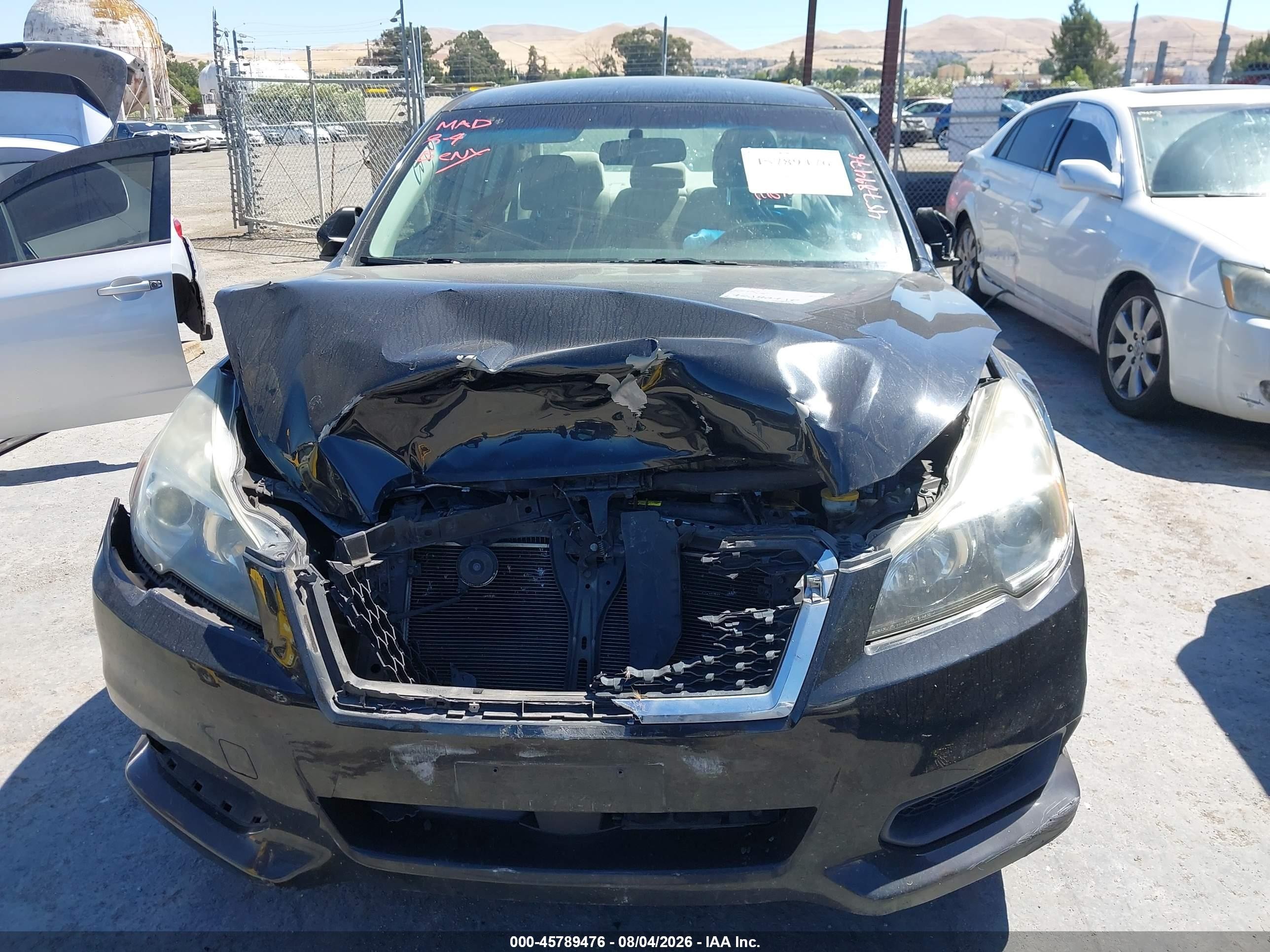 2013 Subaru Legacy 2.5i Premium Black vin: 4S3BMBC69D3031583
