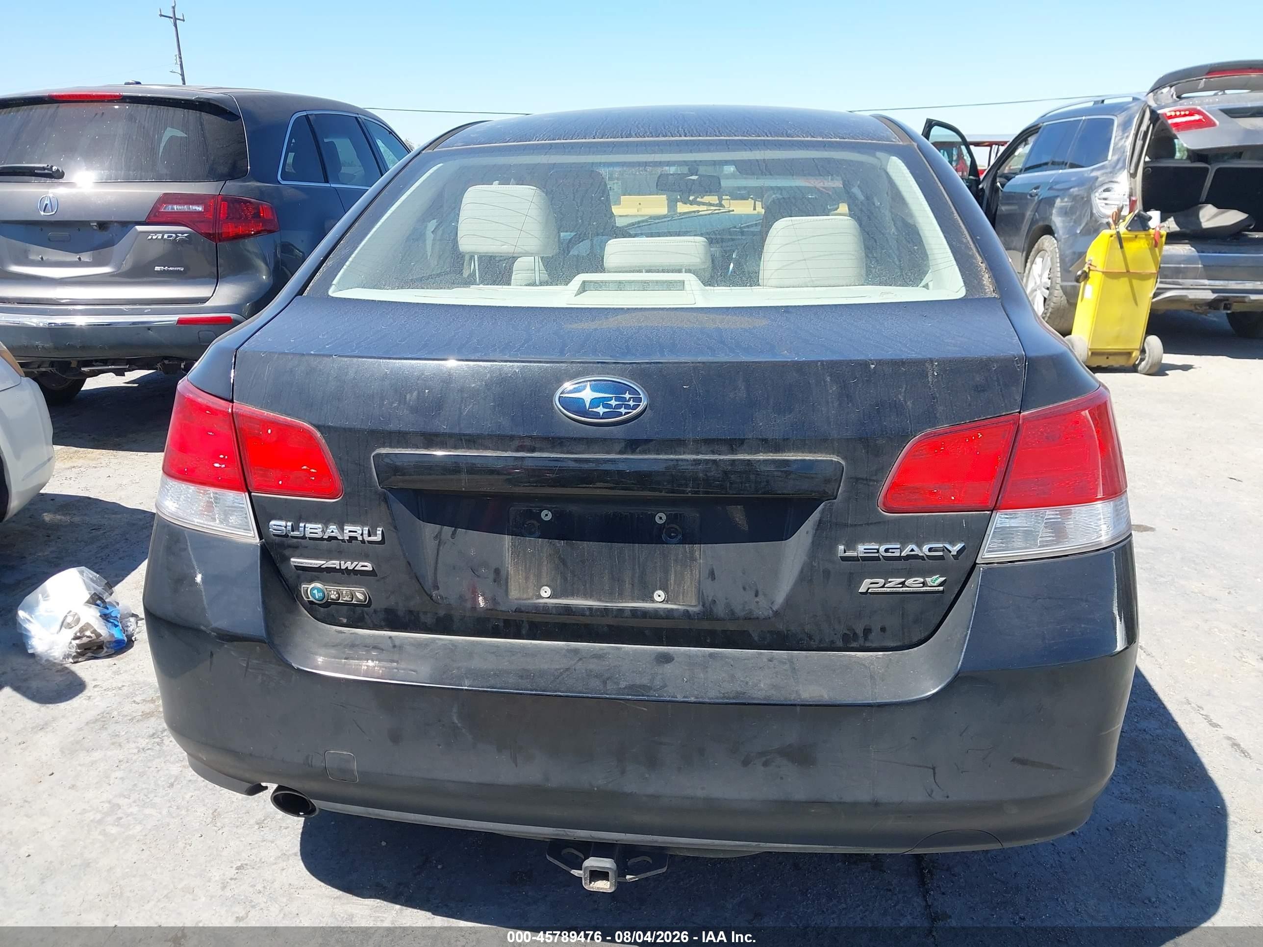 2013 Subaru Legacy 2.5i Premium Black vin: 4S3BMBC69D3031583