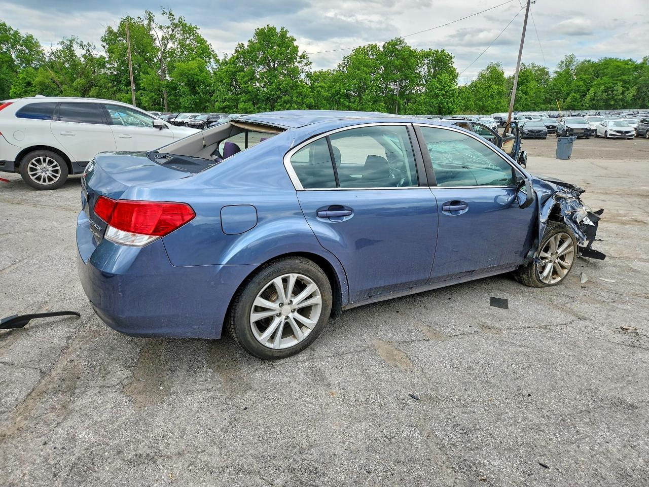 2013 Subaru Legacy 2.5i Premium Blue vin: 4S3BMBC69D3040056