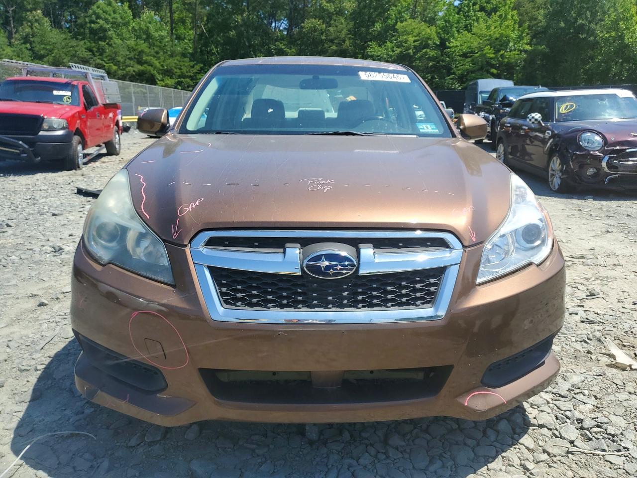 2013 Subaru Legacy 2.5i Premium Brown vin: 4S3BMBC69D3047878