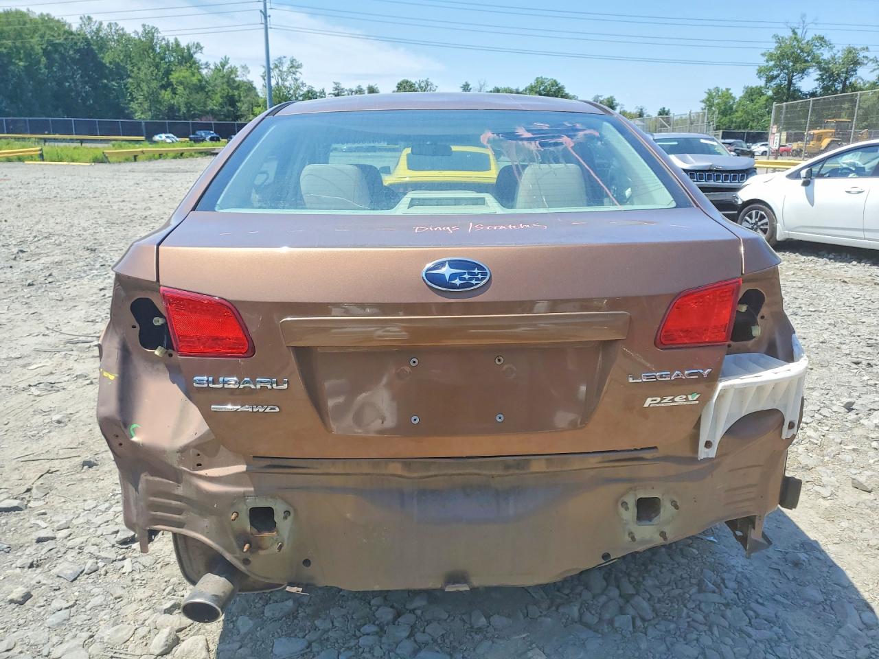 2013 Subaru Legacy 2.5i Premium Brown vin: 4S3BMBC69D3047878