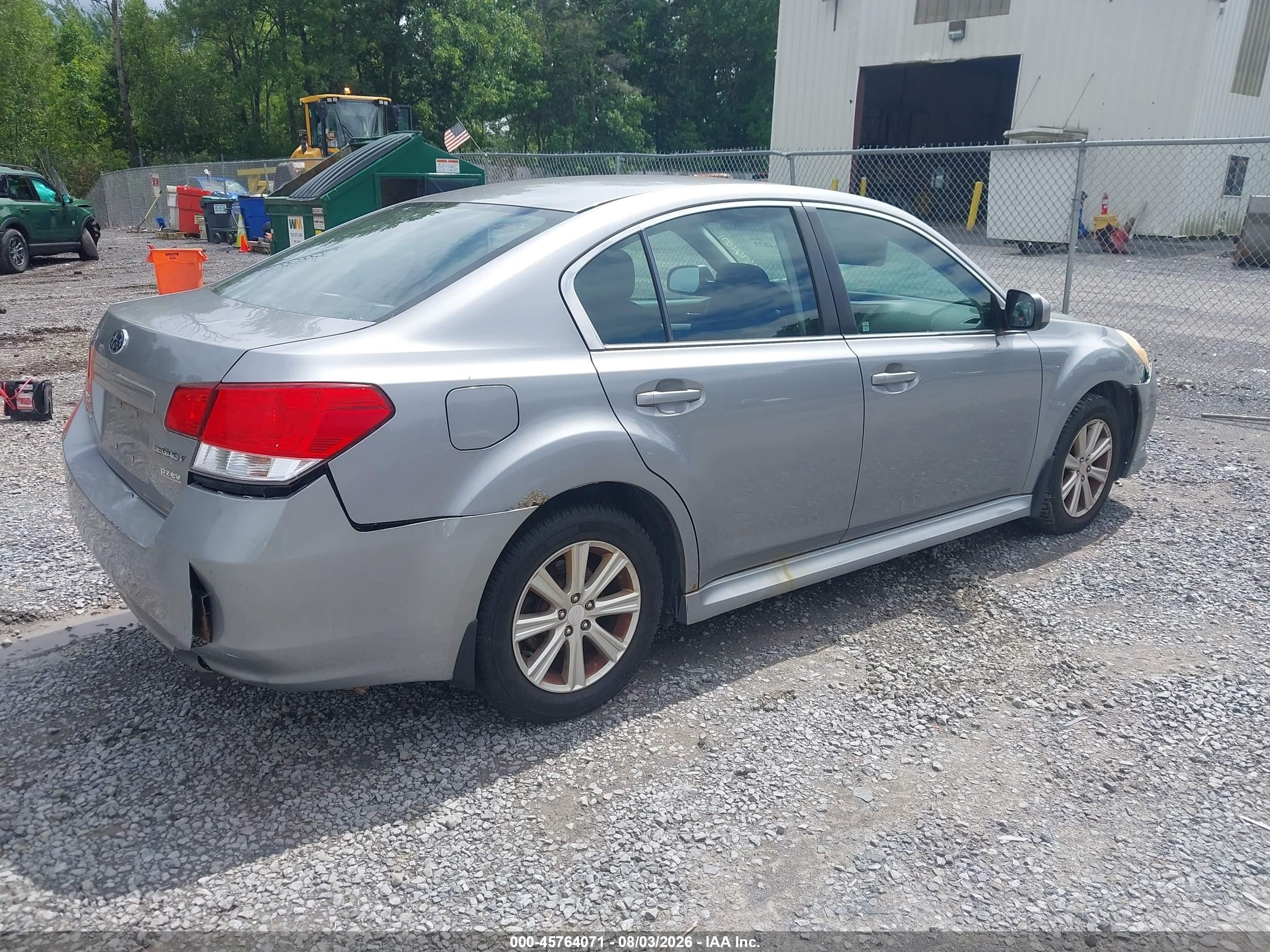 2010 Subaru Legacy 2.5i Premium Silver vin: 4S3BMBC6XA3233652