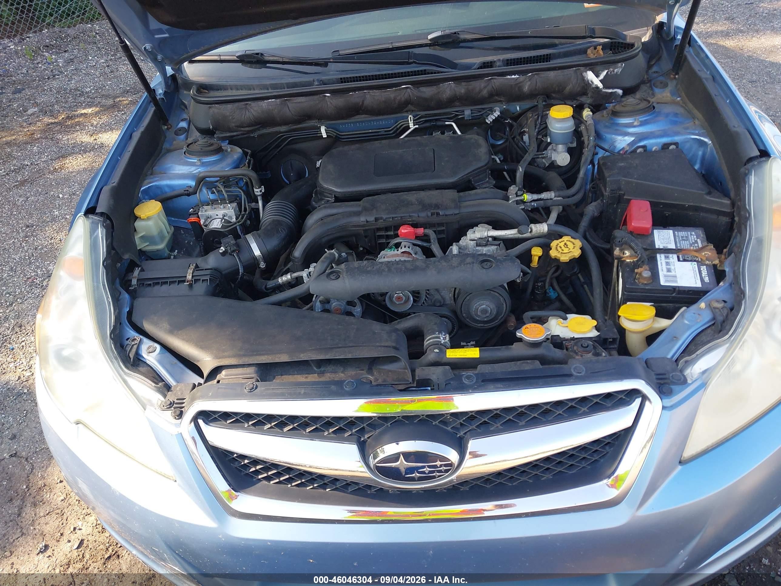2010 Subaru Legacy 2.5i Premium Blue vin: 4S3BMBC6XA3242240