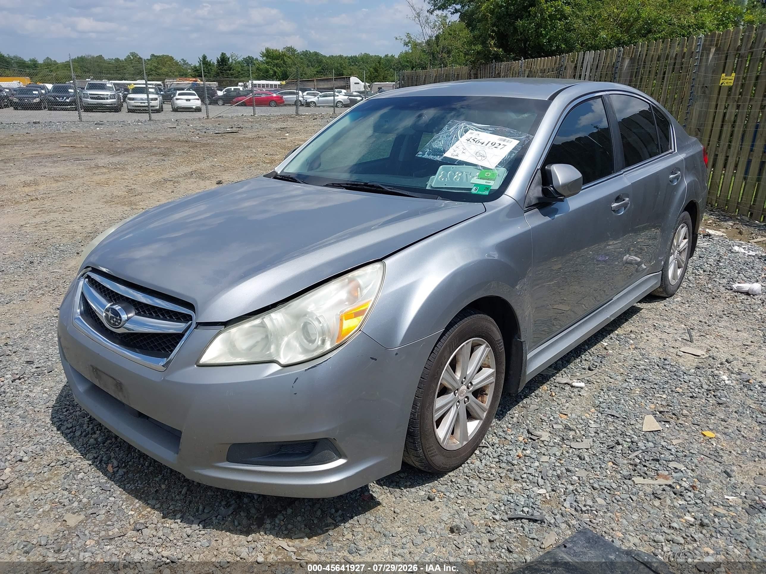 2011 Subaru Legacy 2.5i Premium Silver vin: 4S3BMBC6XB3250873