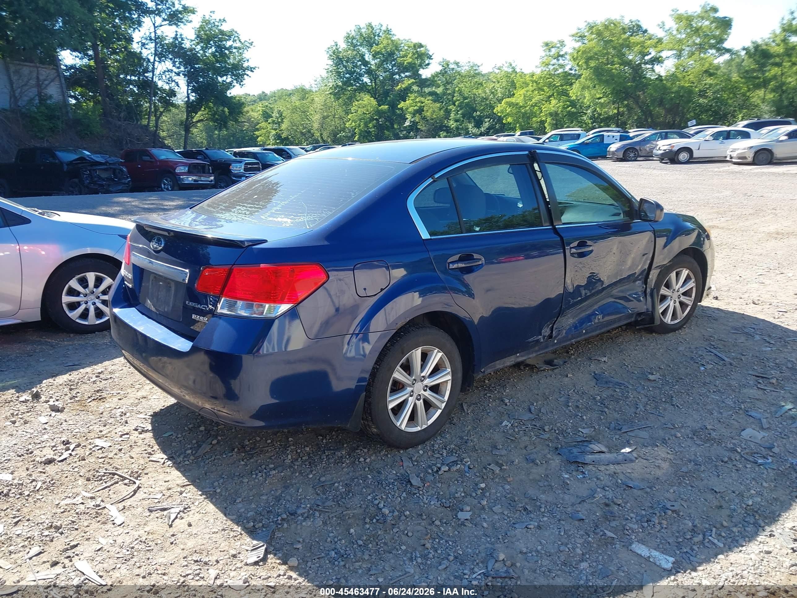 2011 Subaru Legacy 2.5i Premium Blue vin: 4S3BMBC6XB3251716