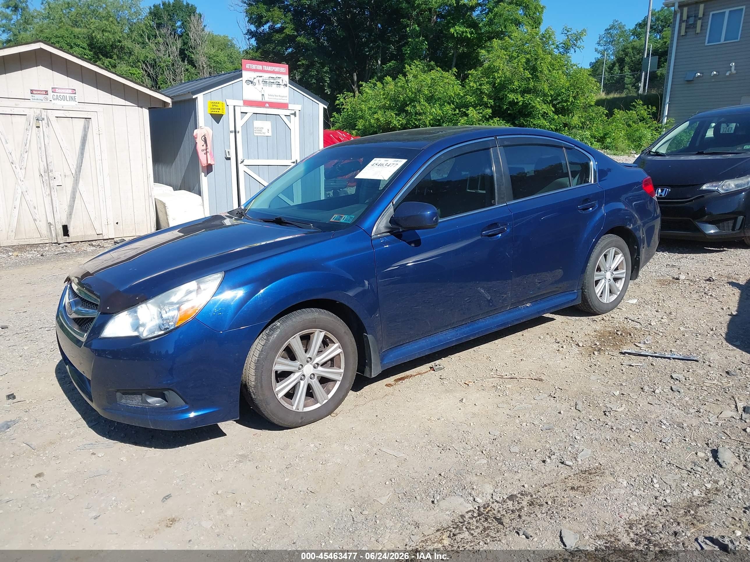 2011 Subaru Legacy 2.5i Premium Blue vin: 4S3BMBC6XB3251716
