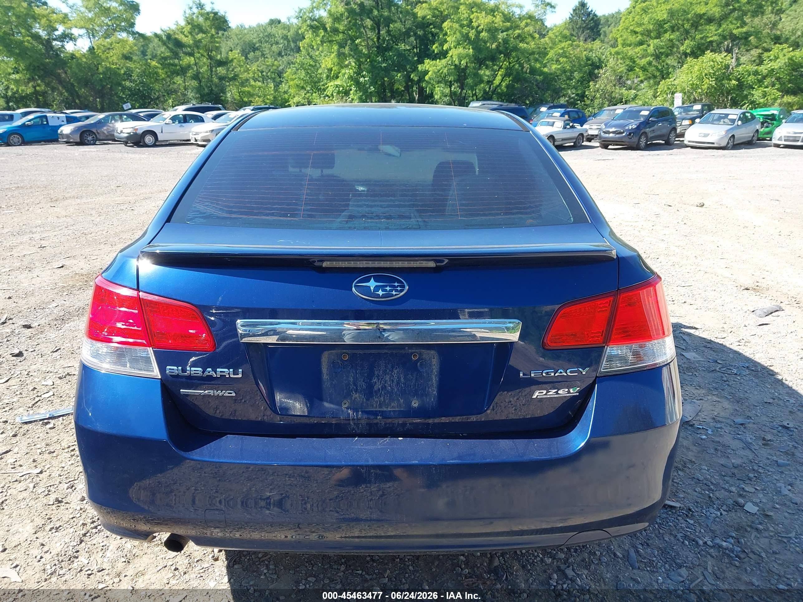 2011 Subaru Legacy 2.5i Premium Blue vin: 4S3BMBC6XB3251716