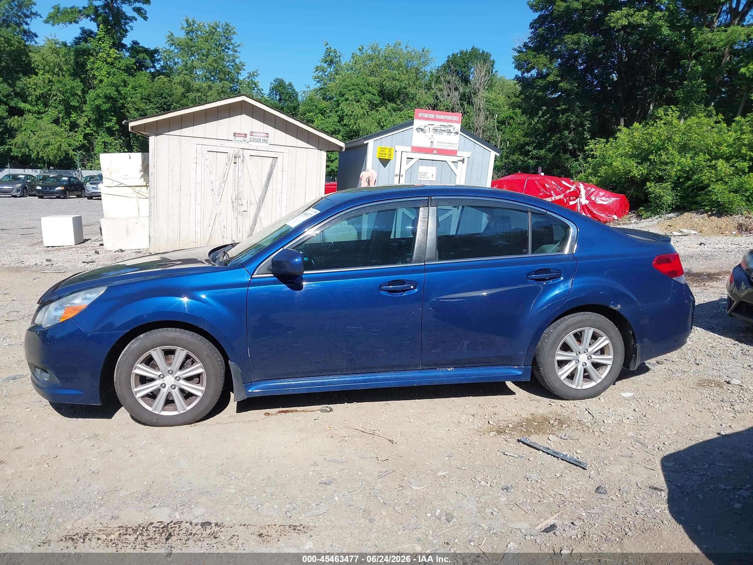 2011 Subaru Legacy 2.5i Premium Blue vin: 4S3BMBC6XB3251716
