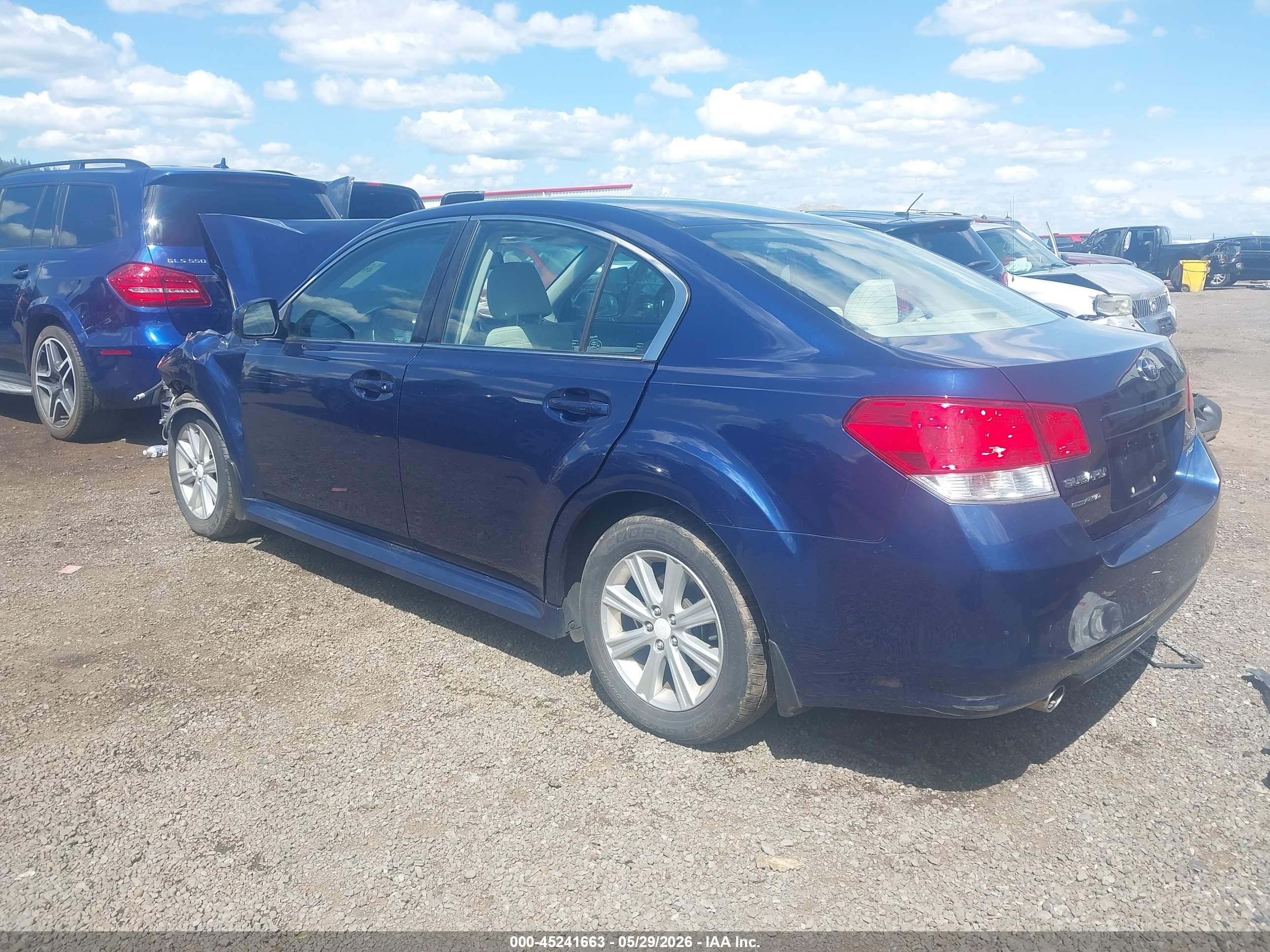 2011 Subaru Legacy 2.5i Premium Dark Blue vin: 4S3BMBC6XB3255149