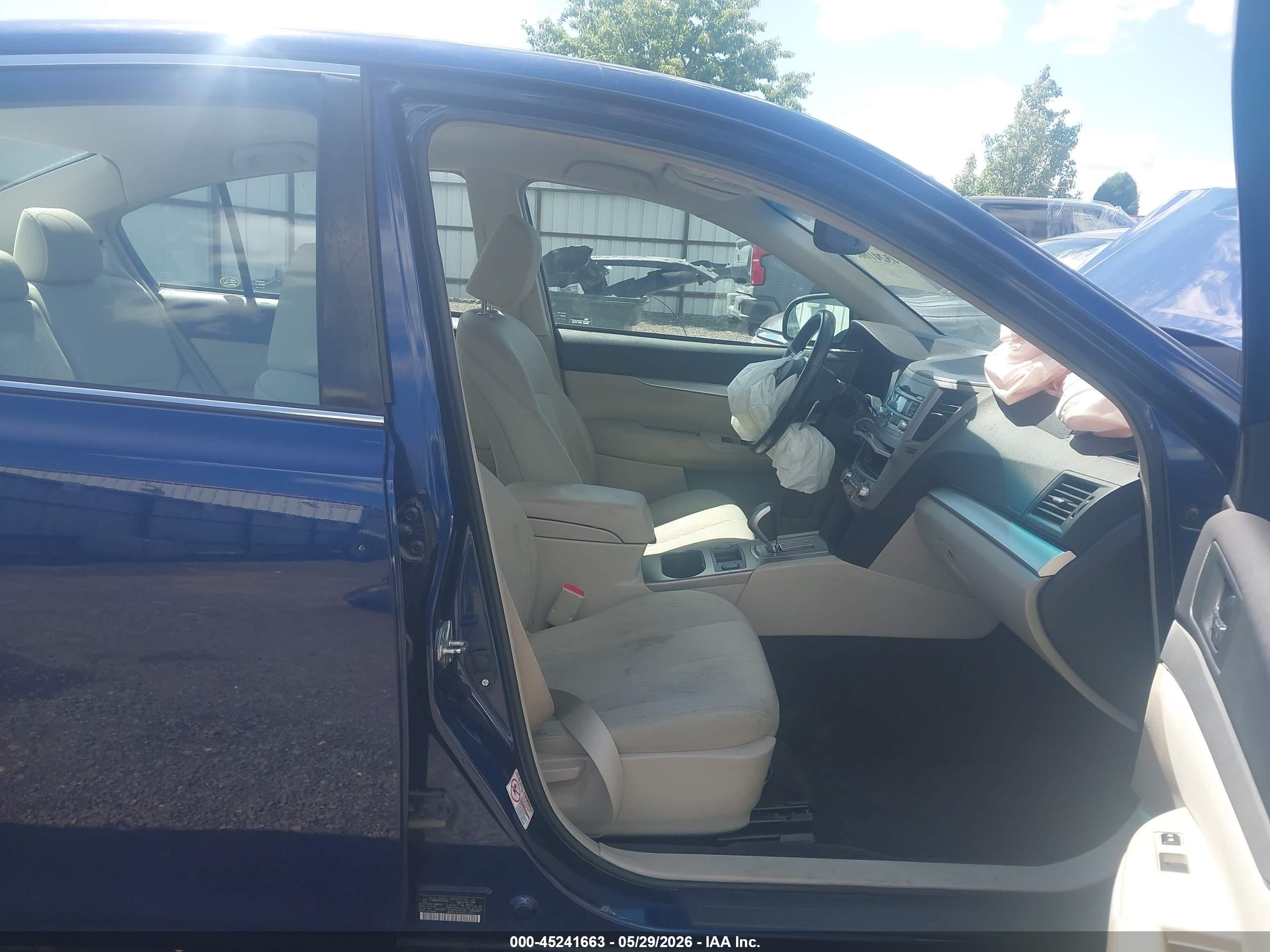 2011 Subaru Legacy 2.5i Premium Dark Blue vin: 4S3BMBC6XB3255149