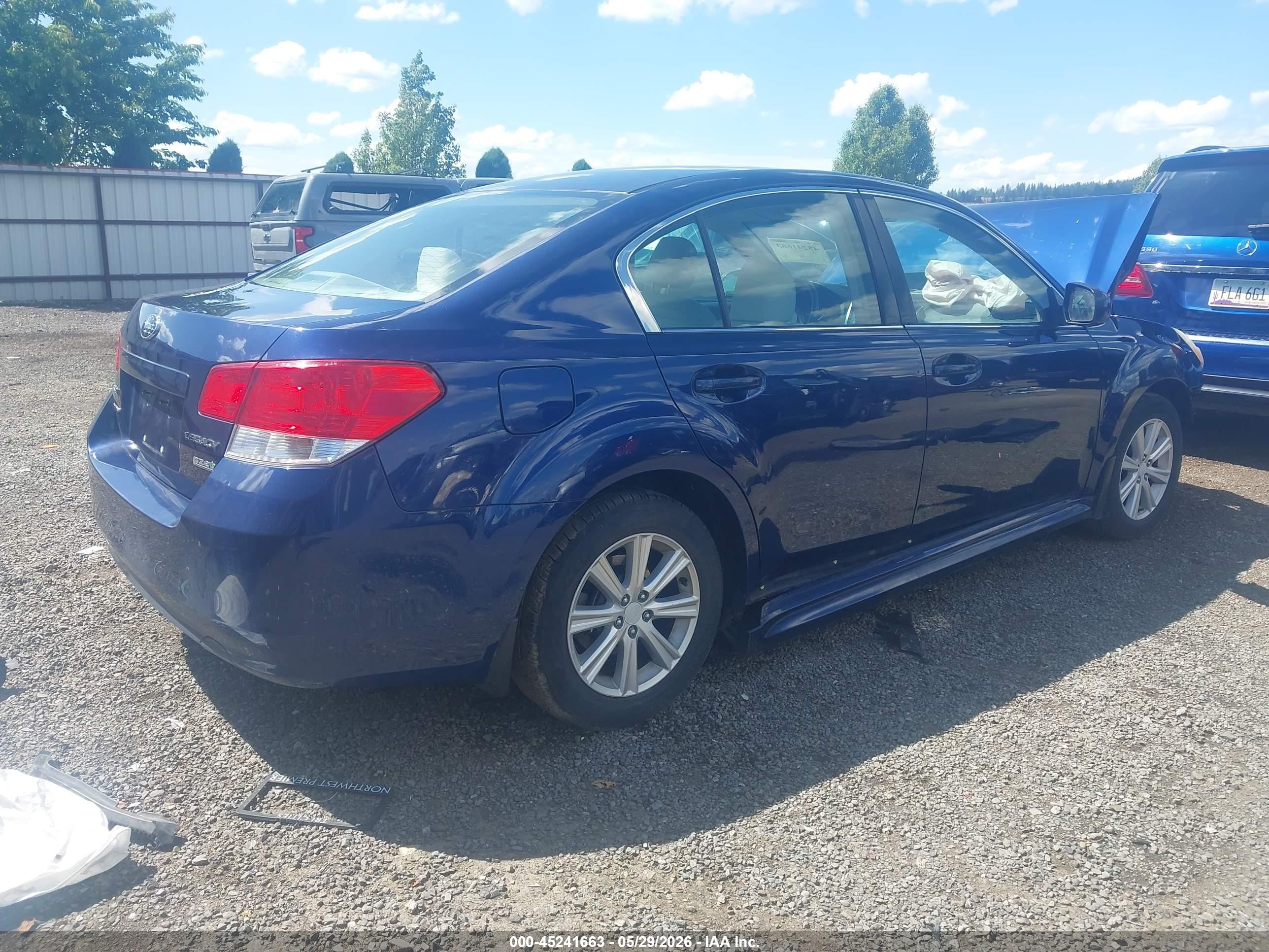 2011 Subaru Legacy 2.5i Premium Dark Blue vin: 4S3BMBC6XB3255149