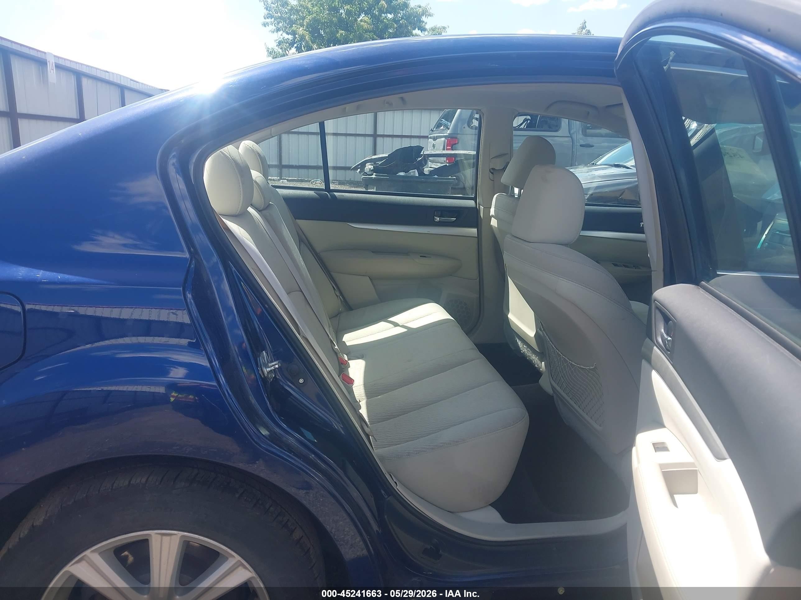 2011 Subaru Legacy 2.5i Premium Dark Blue vin: 4S3BMBC6XB3255149