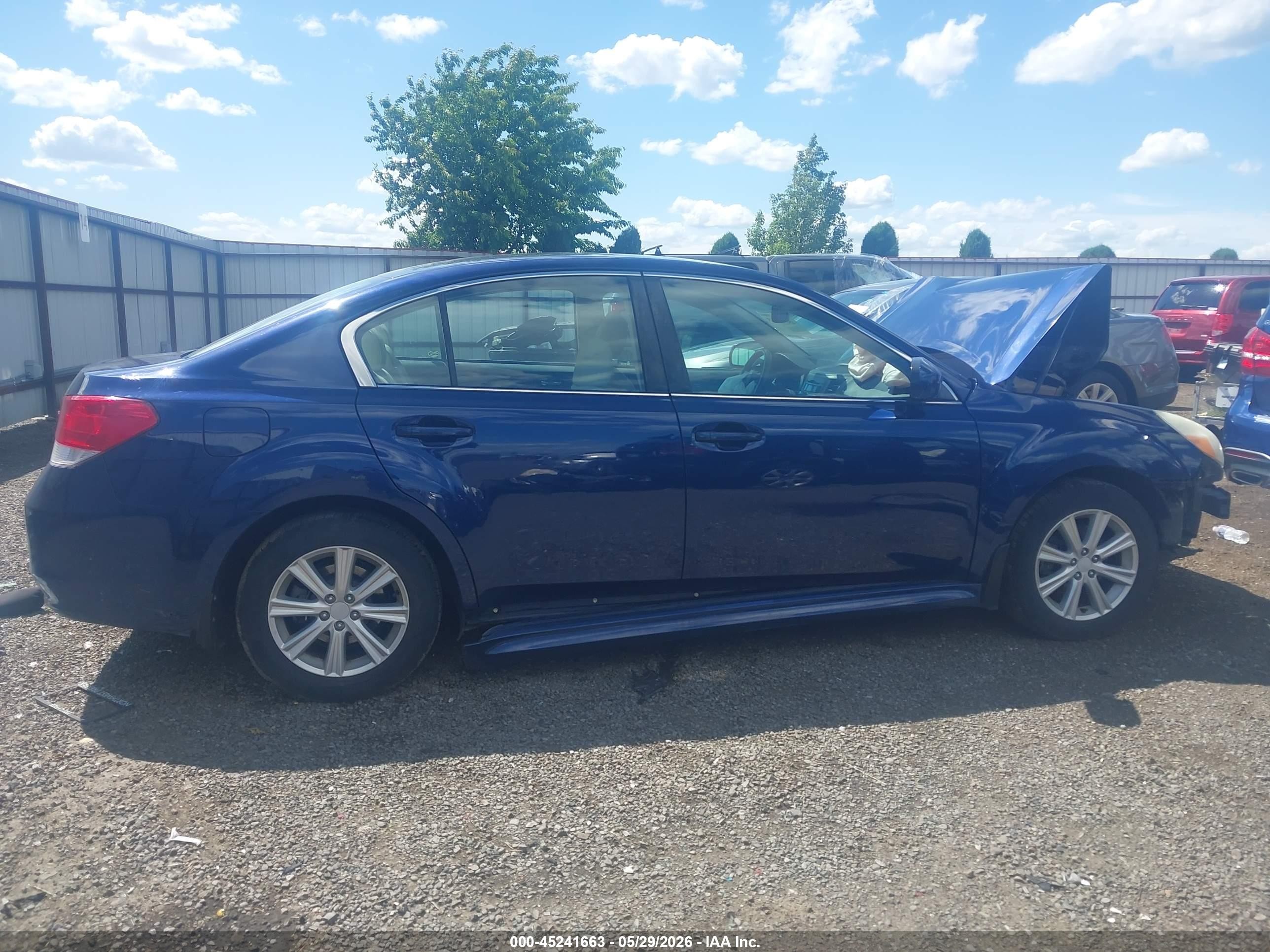 2011 Subaru Legacy 2.5i Premium Dark Blue vin: 4S3BMBC6XB3255149