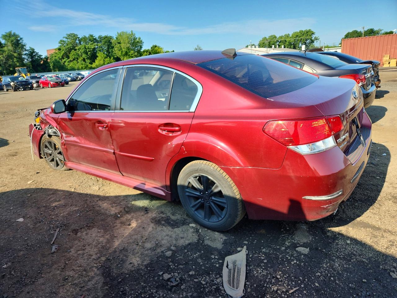 2011 Subaru Legacy 2.5i Premium Бордовый vin: 4S3BMBC6XB3260948