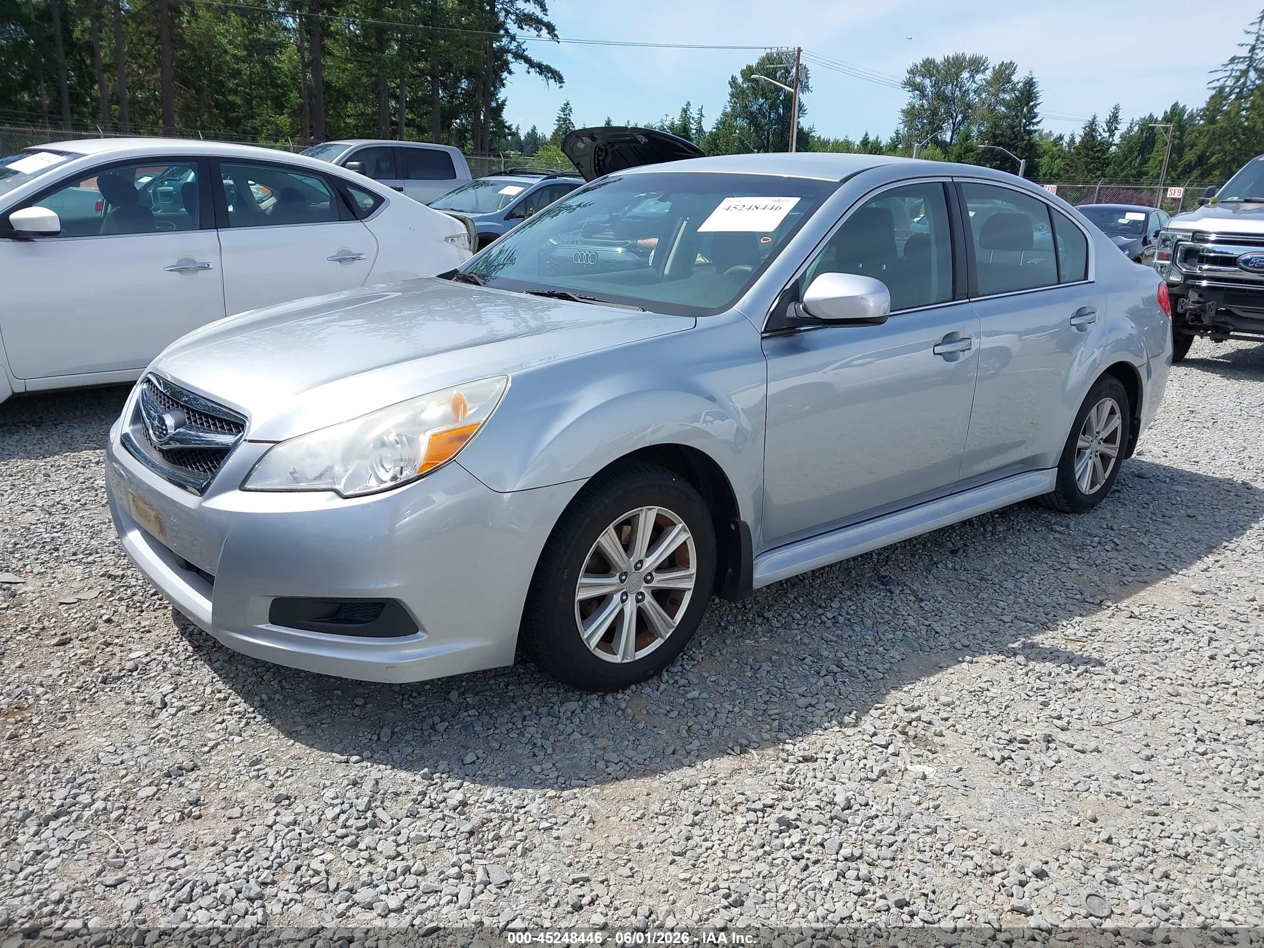2012 Subaru Legacy 2.5i Premium Silver vin: 4S3BMBC6XC3013723