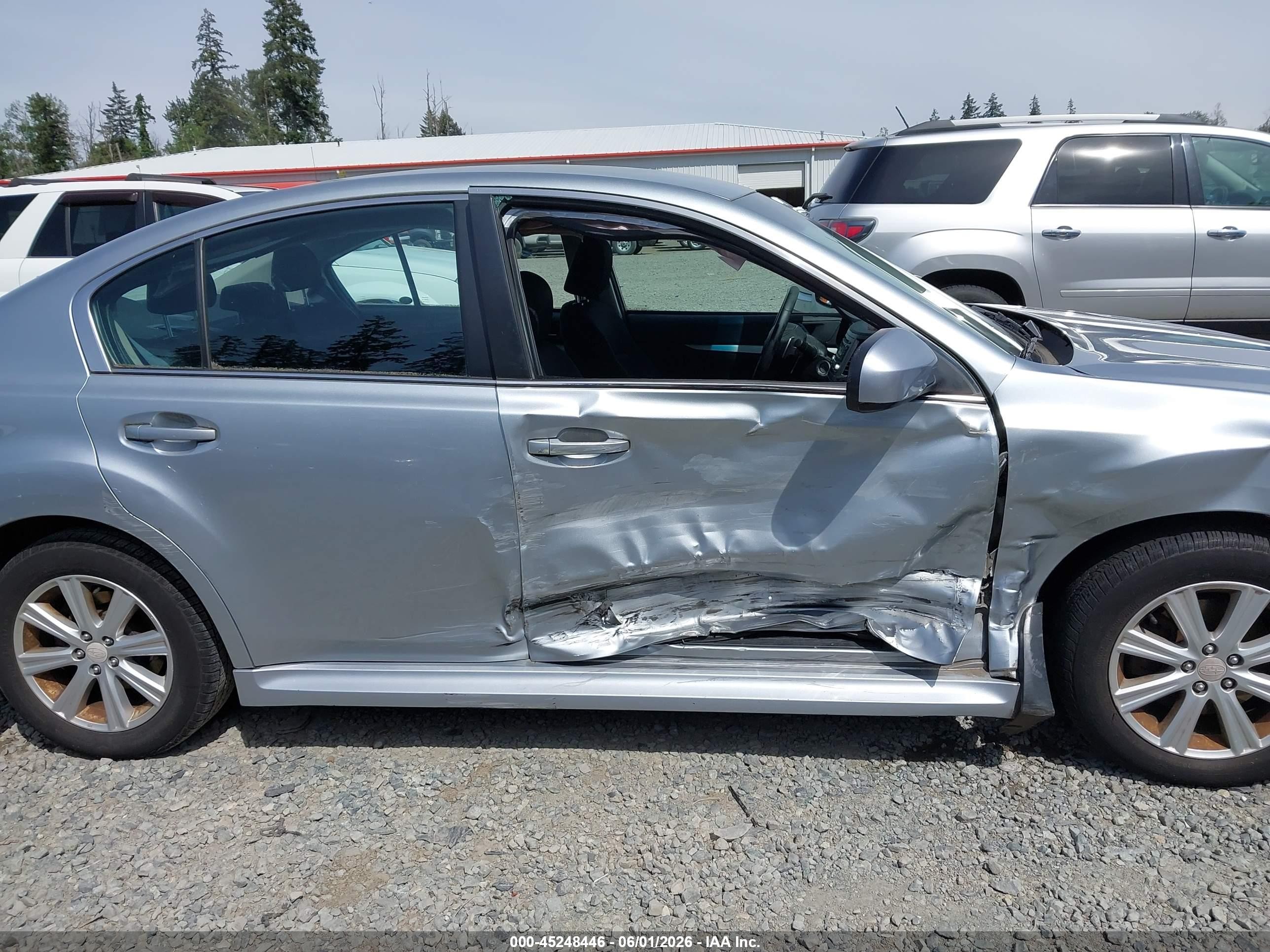 2012 Subaru Legacy 2.5i Premium Silver vin: 4S3BMBC6XC3013723