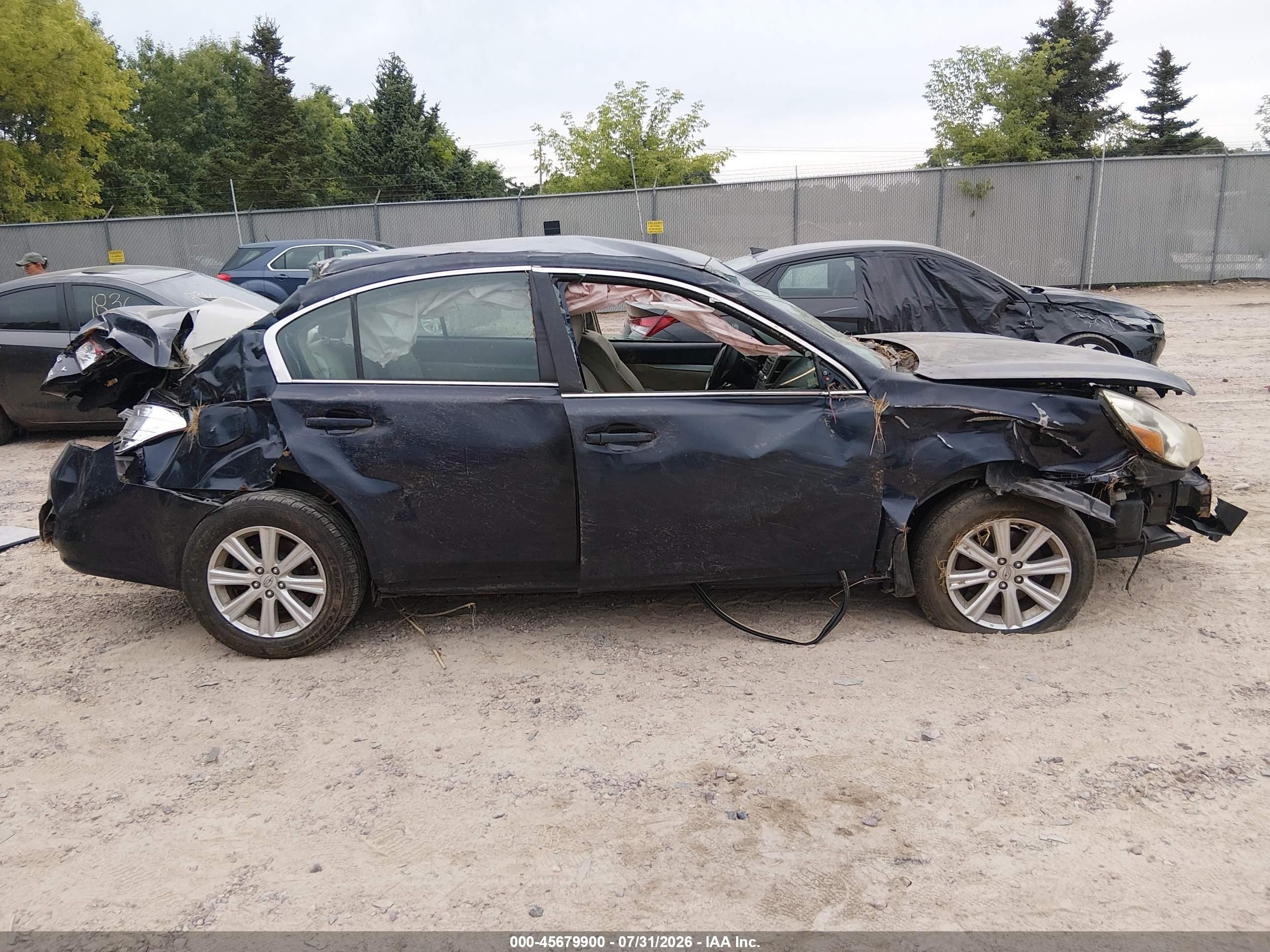 2012 Subaru Legacy 2.5i Premium Dark Blue vin: 4S3BMBC6XC3040839